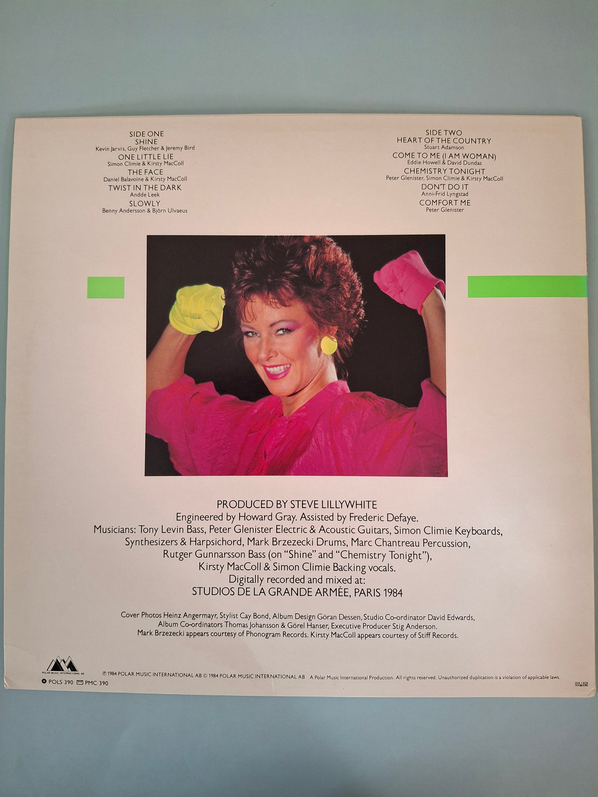 Frida (ABBA) - Shine (1984) Vinyl LP - Original Swedish Polar Pressing (POLS 390)
