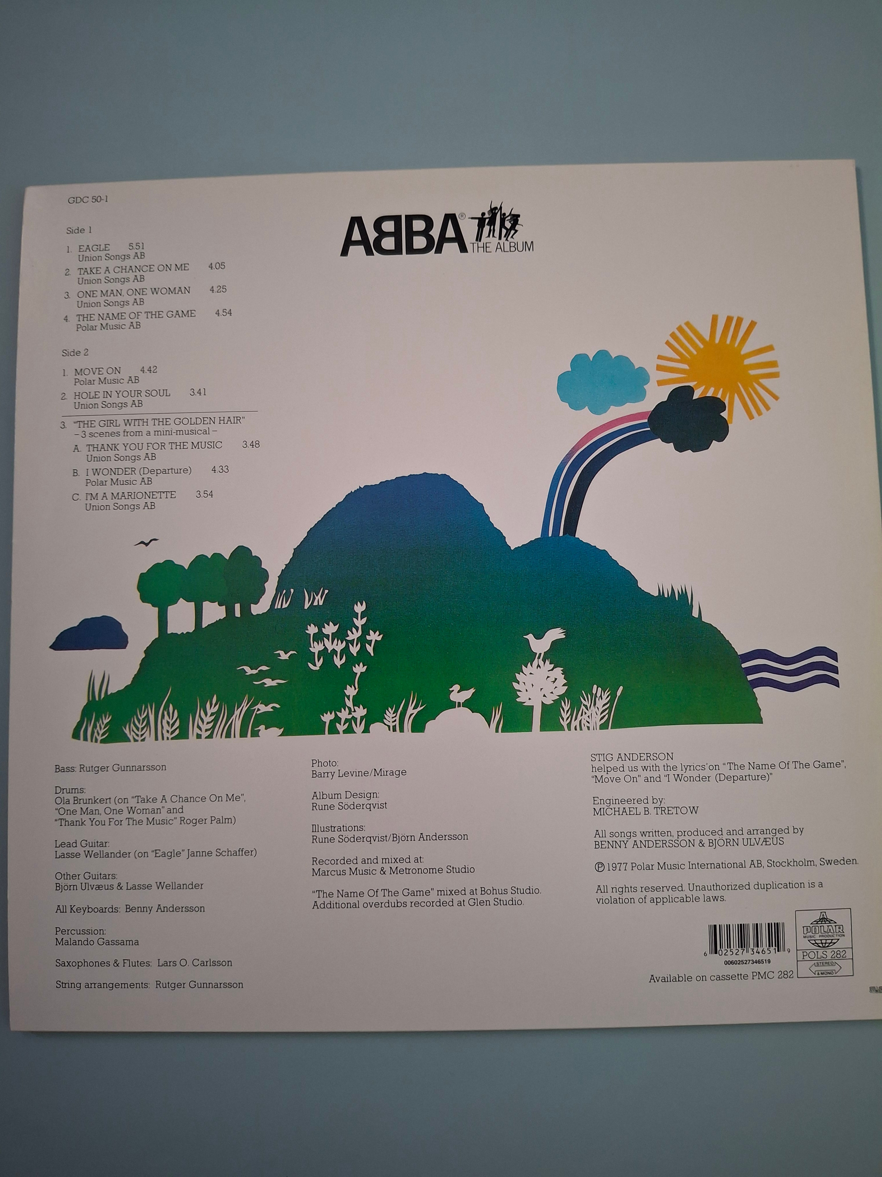 ABBA – The Album Vintage Remastered Vinyl LP (2008 Back To Black Heavyweight 180g Reissue, Polar POLS 282) – Excellent Condition