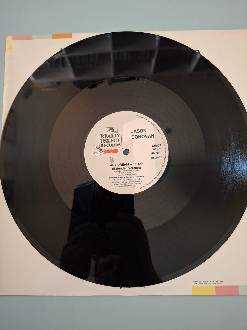 Jason Donovan – Any Dream Will Do (1991 12" Extended Vinyl Single)