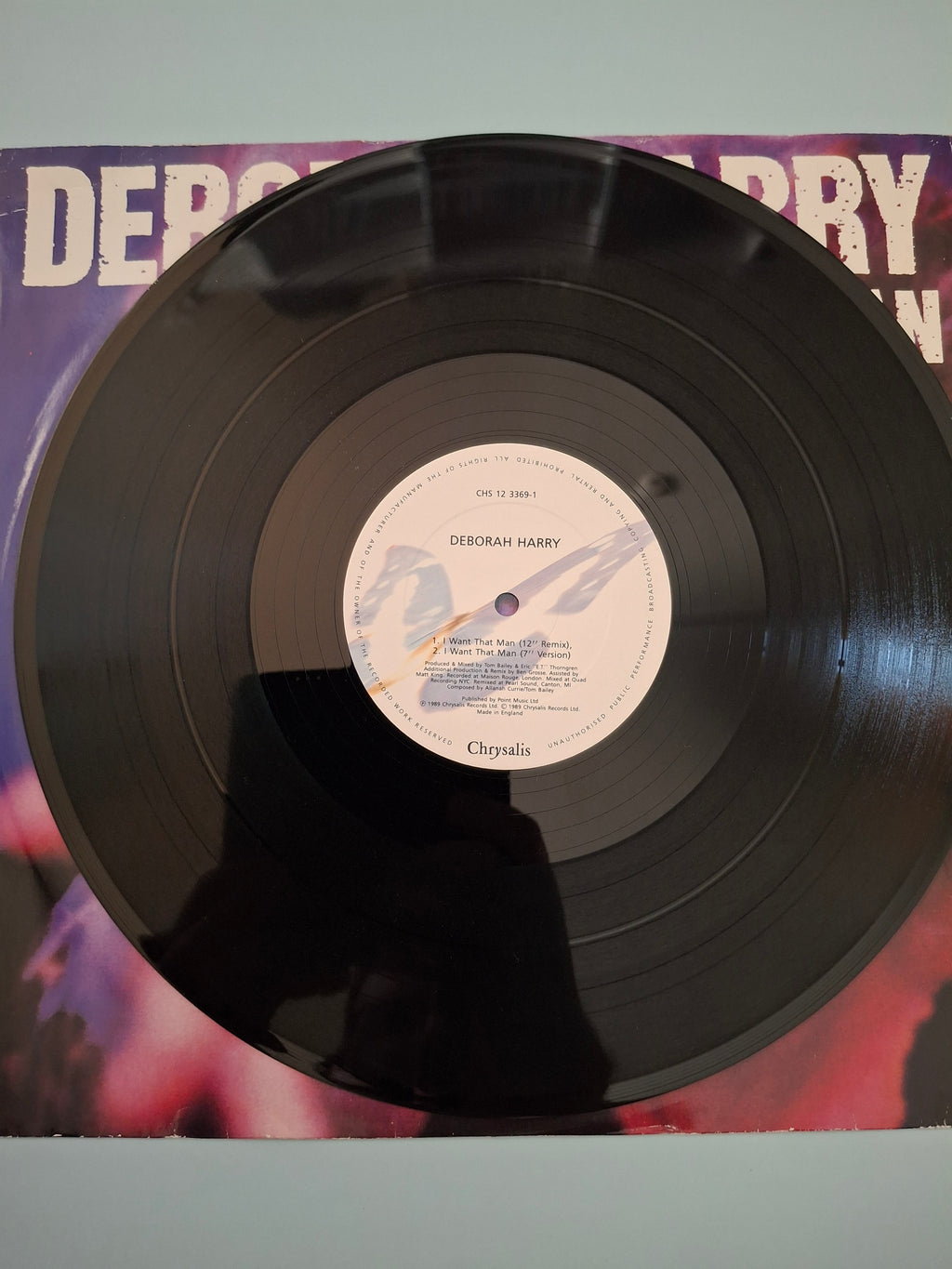 Deborah Harry – I Want That Man (1989 UK 12" Extended Vinyl Single)
