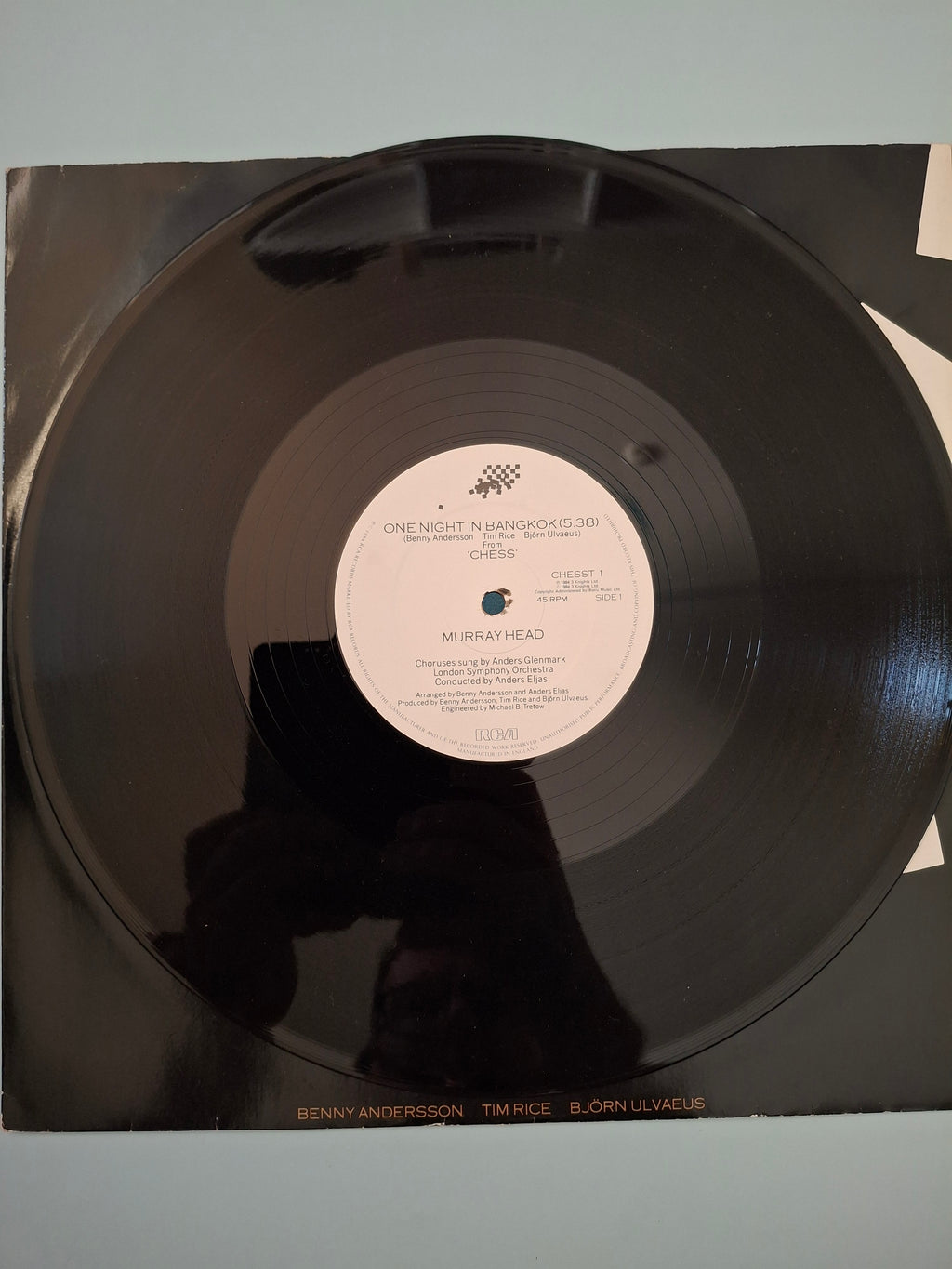 Murray Head – One Night In Bangkok (1984 UK 12" Vinyl Single)