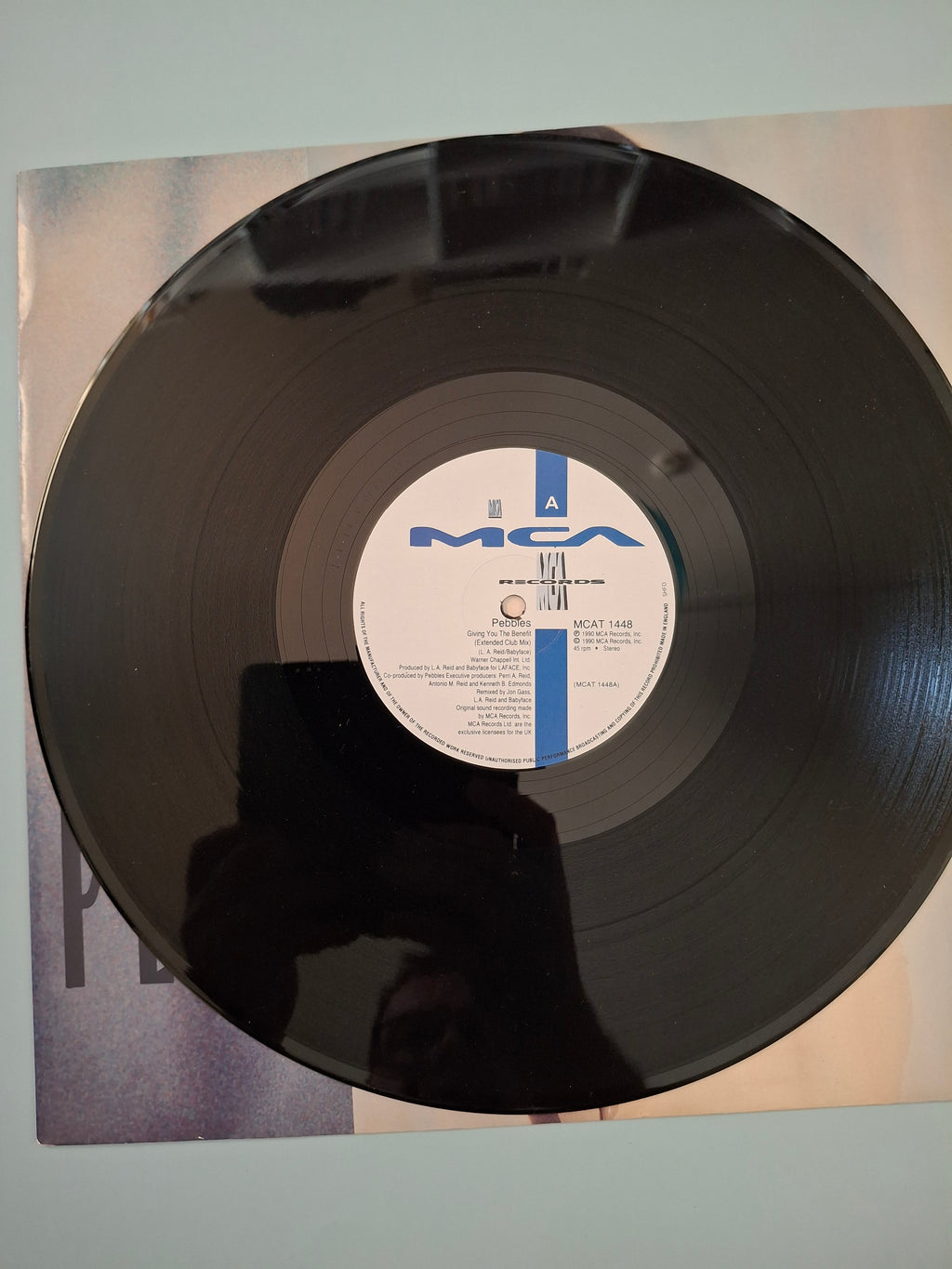 Pebbles – Giving You The Benefit (1990 UK 12" Extended Vinyl Single)