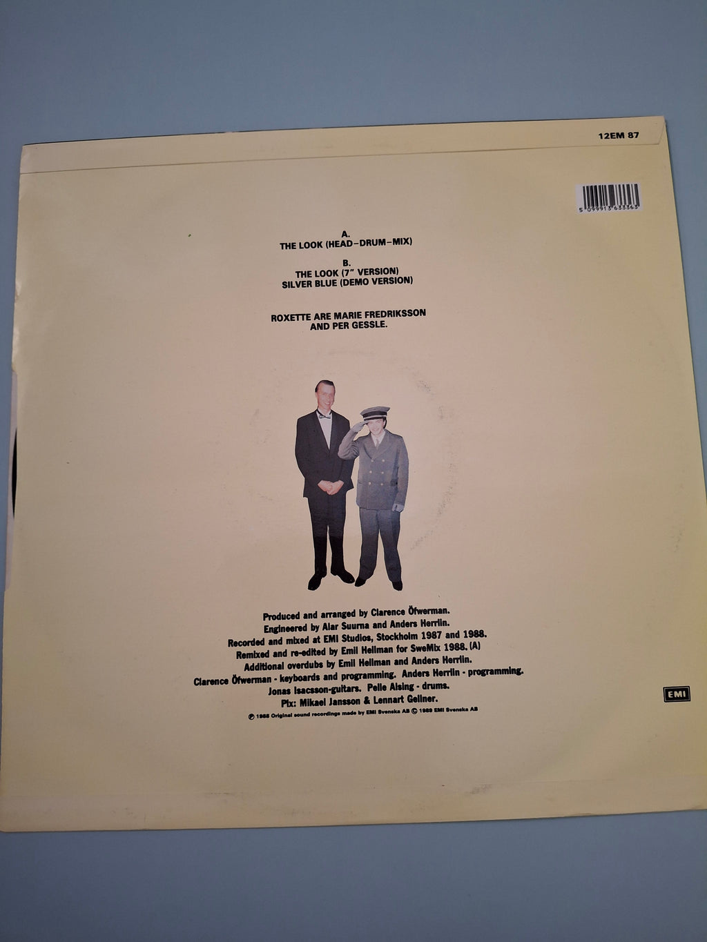 Roxette – The Look (1988 UK 12" Extended Vinyl Single)