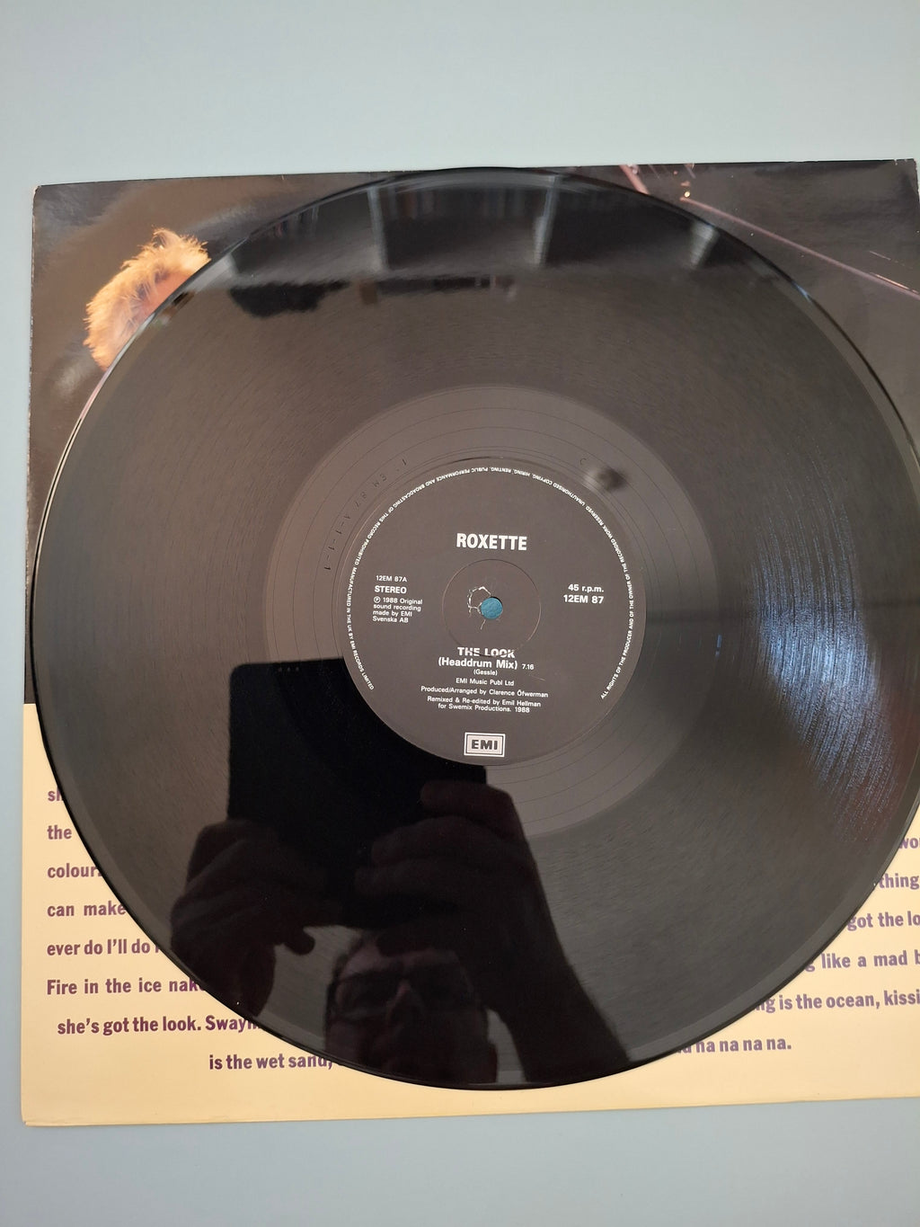 Roxette – The Look (1988 UK 12" Extended Vinyl Single)