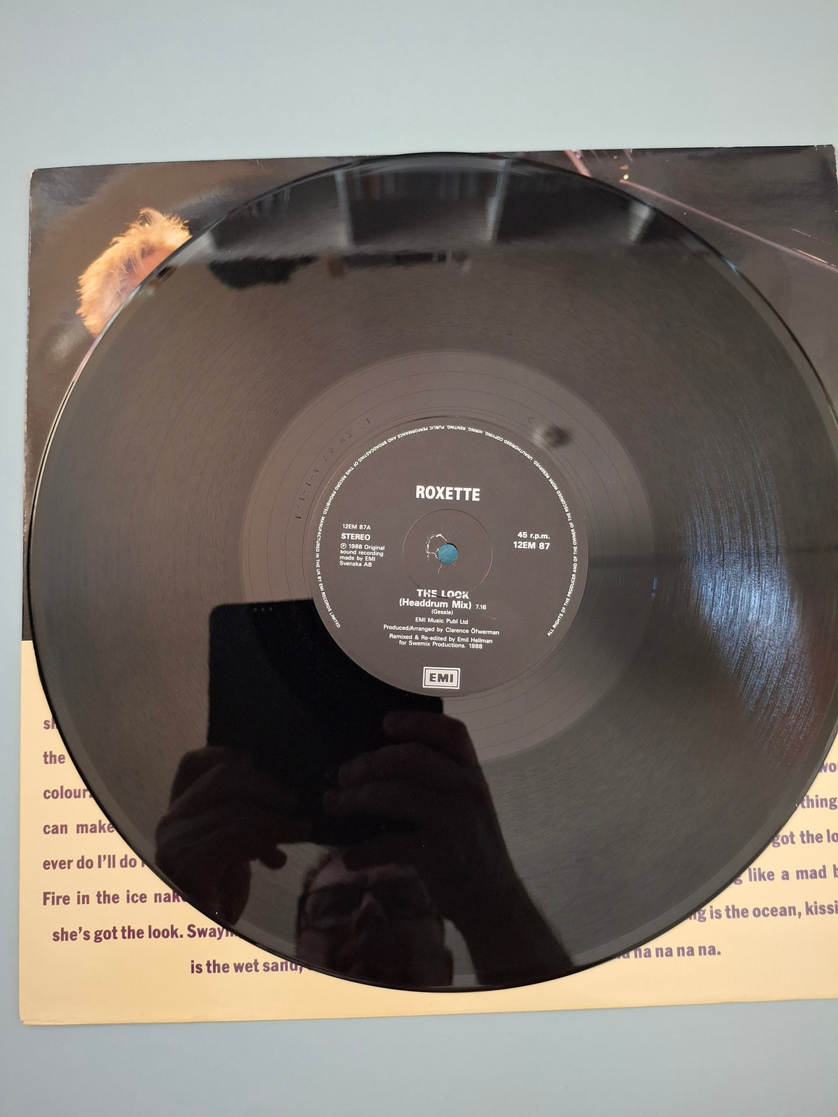Roxette – The Look (1988 UK 12" Extended Vinyl Single)