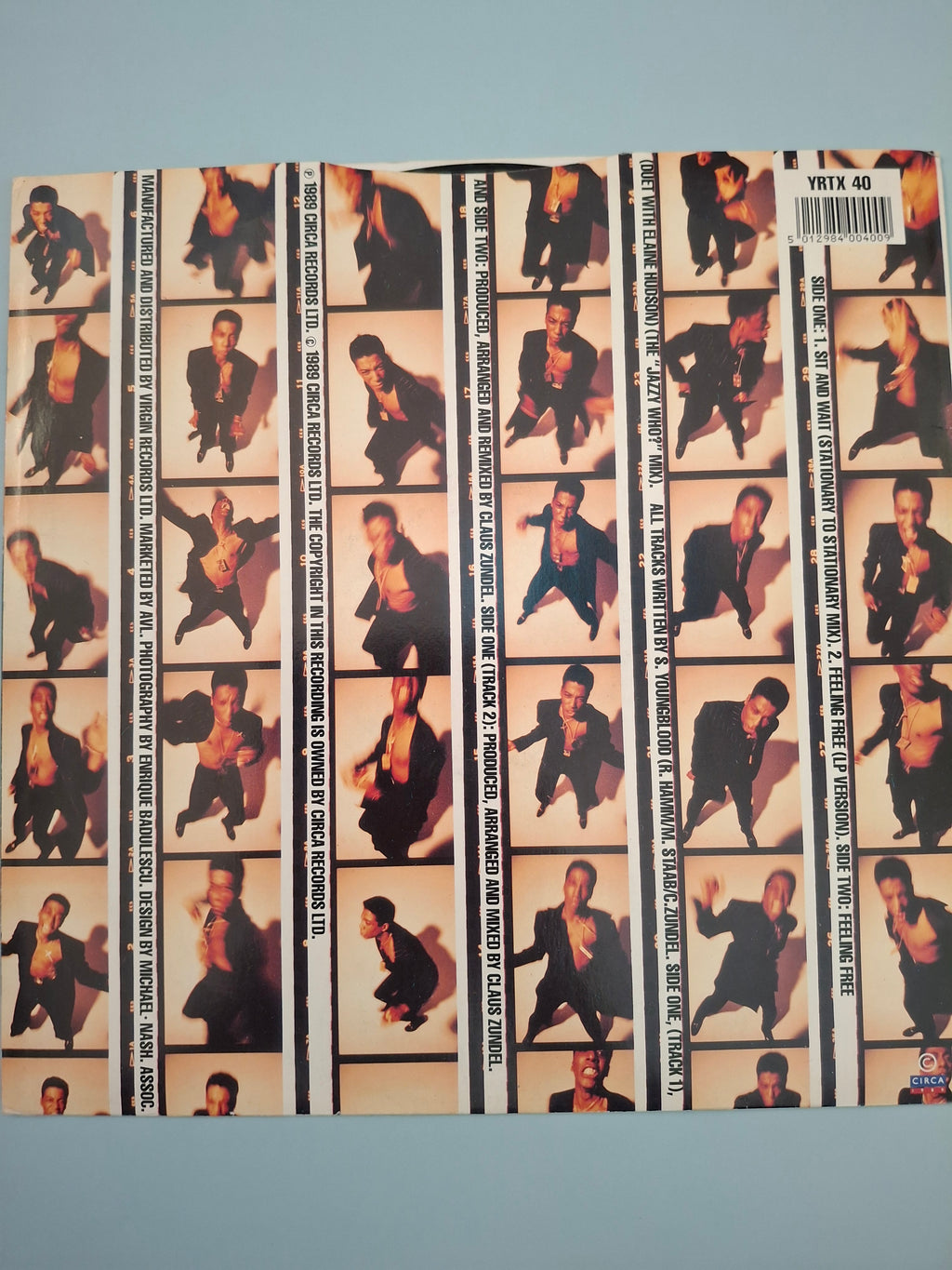 Sydney Youngblood – Sit And Wait (1989 UK 12" Extended Vinyl Single - Limited Poster Edition)