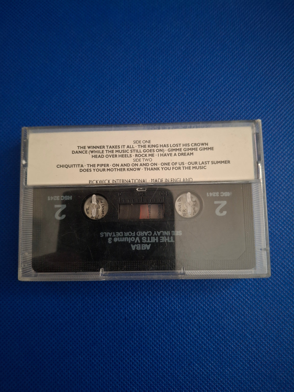 ABBA The Hits 3 Vintage 1988 Pickwick UK Compilation Cassette Tape - Classic Hallmark Series