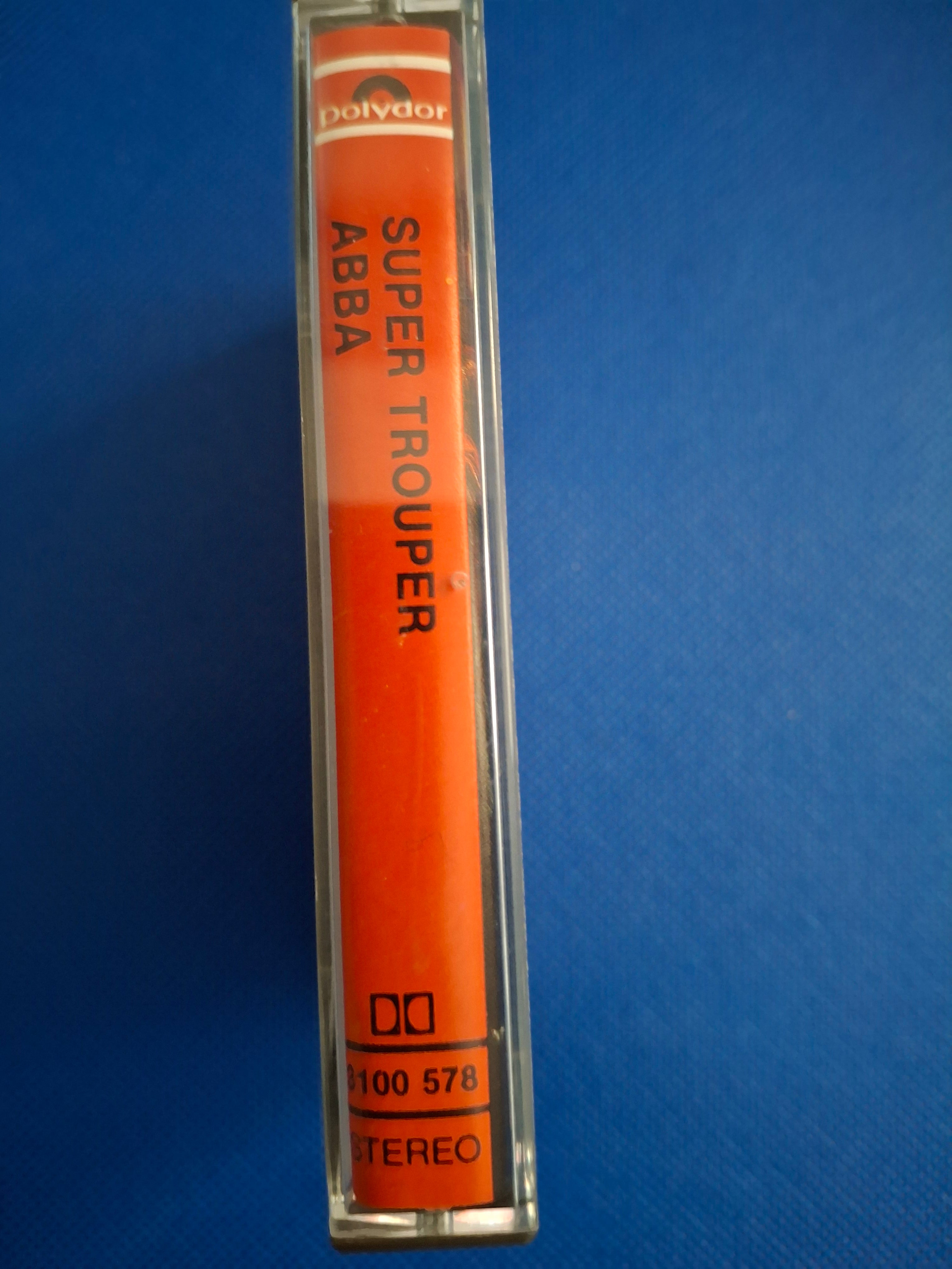 ABBA Super Trouper Vintage 1980 Dutch Pressing Cassette Tape - Polydor Rare Variant