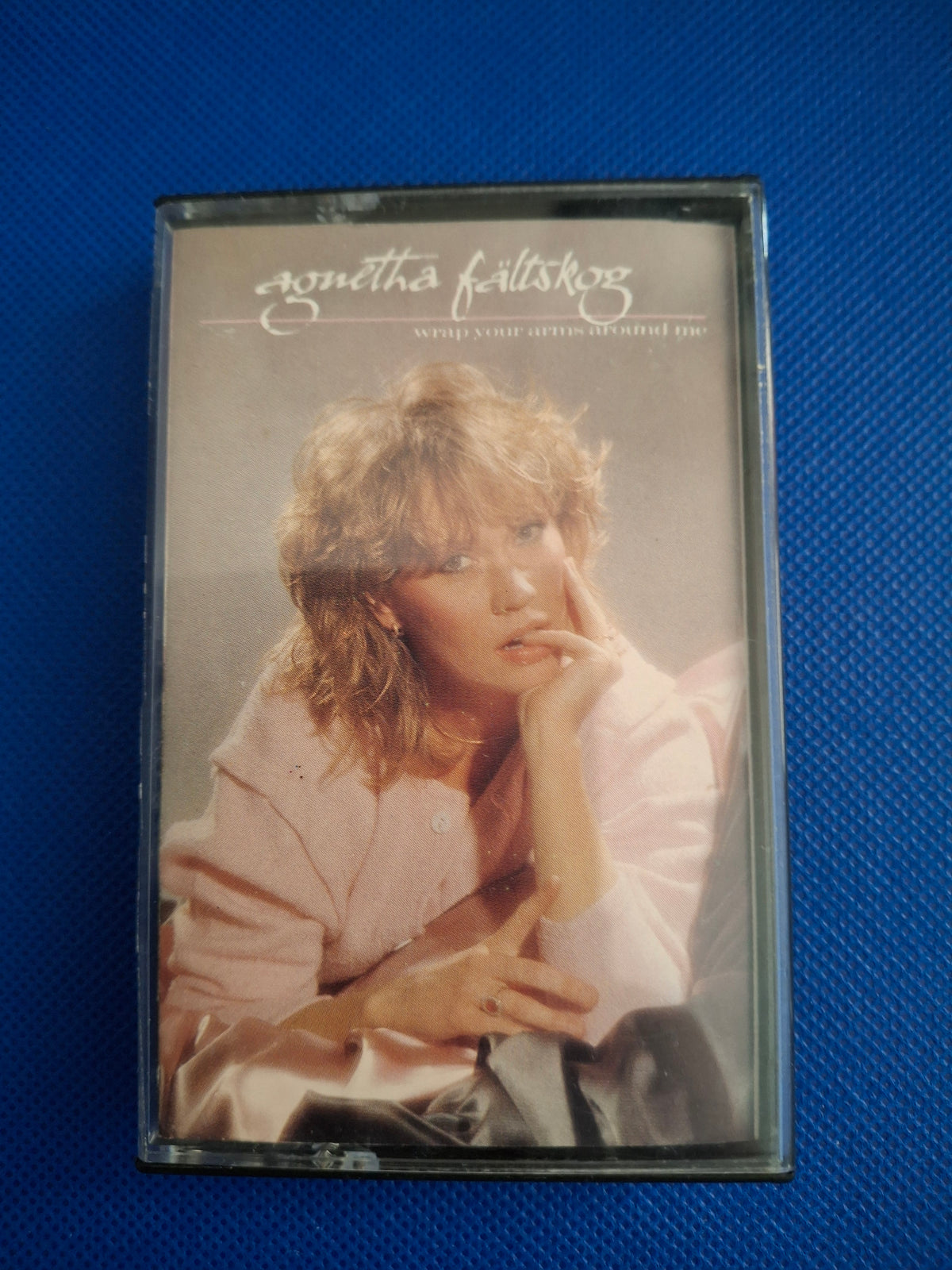 Agnetha Fältskog Wrap Your Arms Around Me Vintage 1983 UK Pressing Cassette Tape - Epic Rare Paper Label Variant