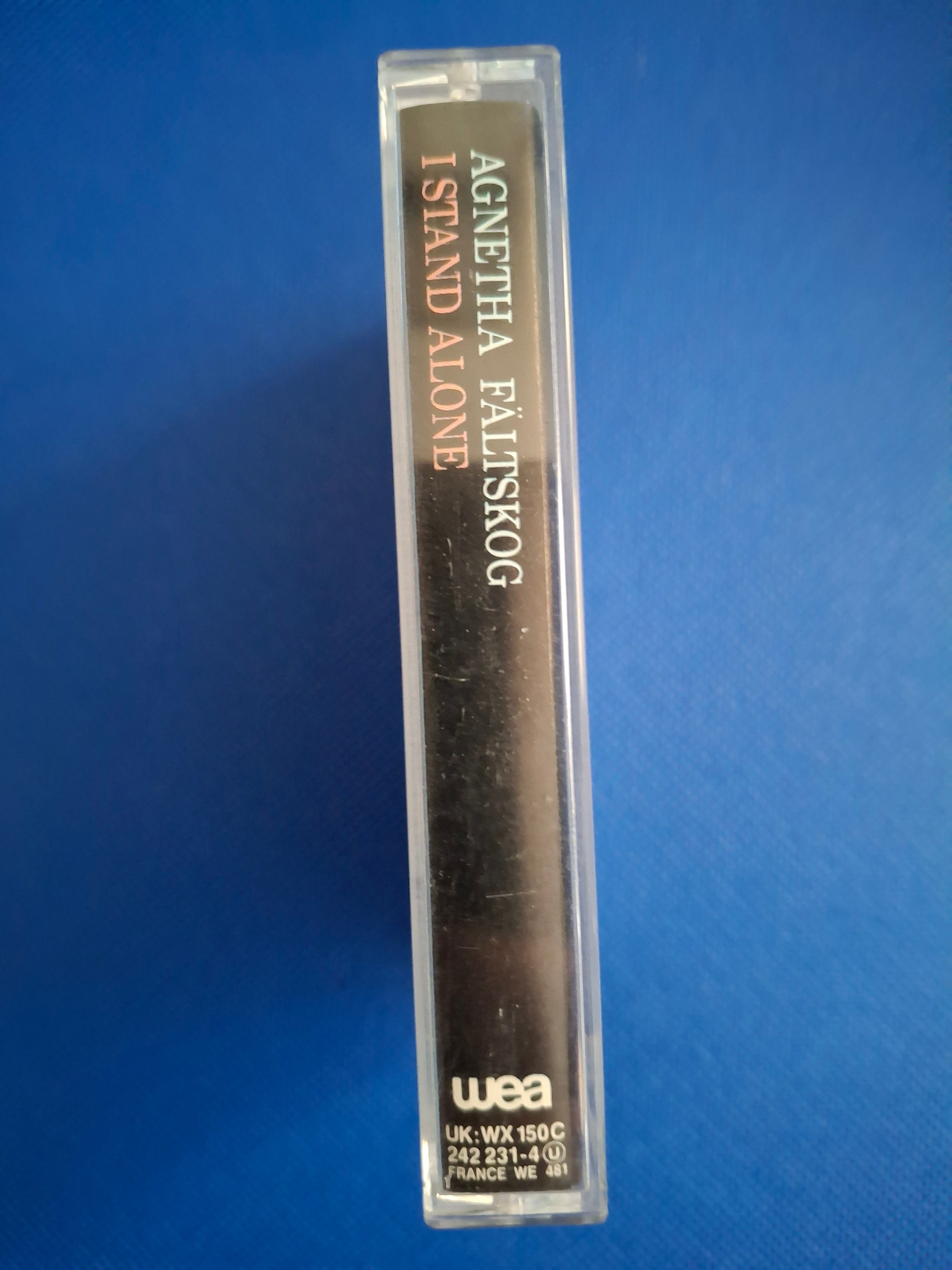 Agnetha Fältskog I Stand Alone Vintage 1987 European Pressing Cassette Tape - WEA Rare Variant