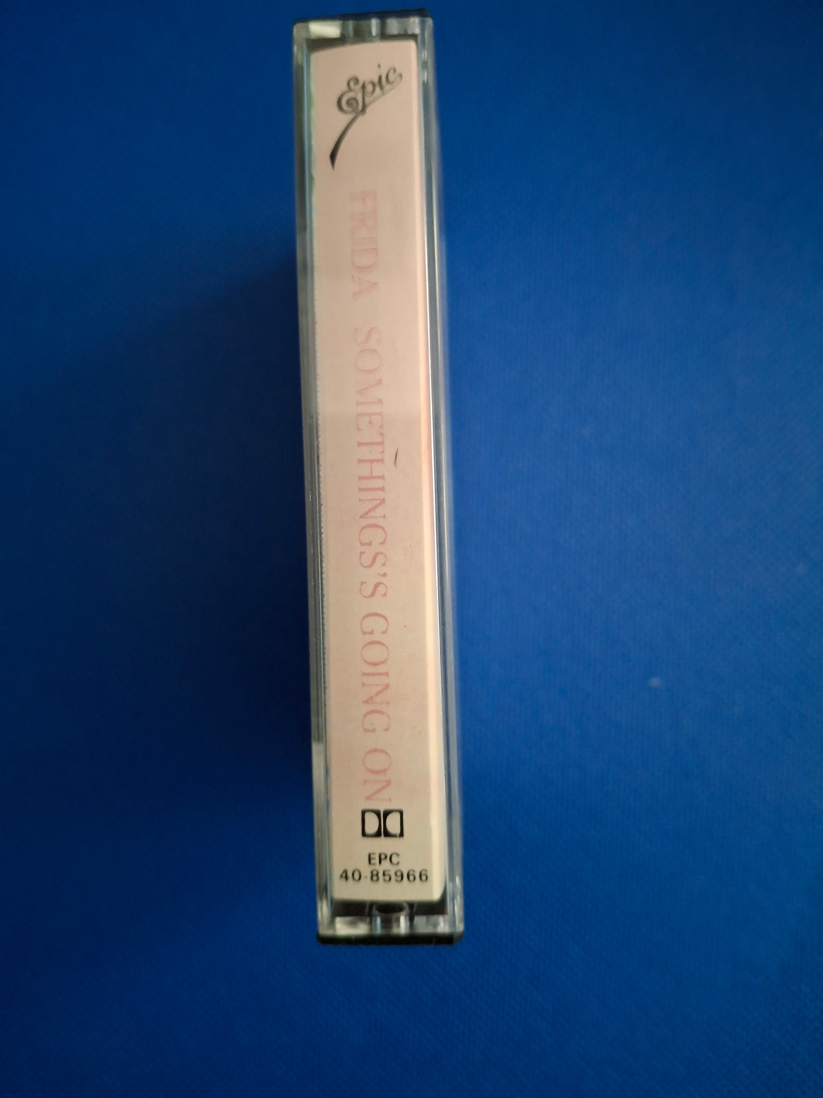 Frida Something's Going On Vintage 1982 UK Pressing Cassette Tape - Epic Rare Paper Label Variant