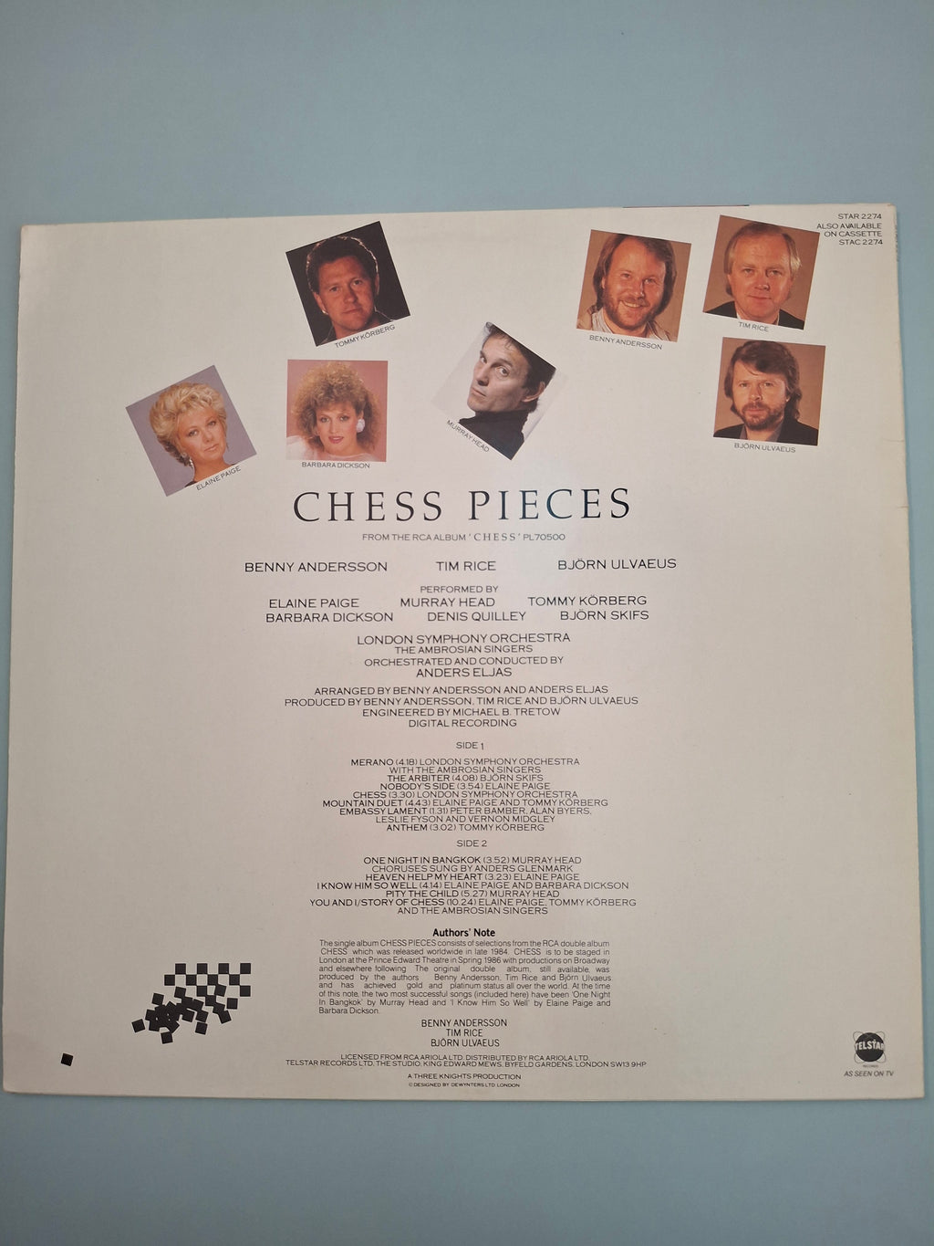 Chess Pieces – The Best of Chess (1985) | Original UK Compilation Vinyl LP (Telstar, STAR 2274)