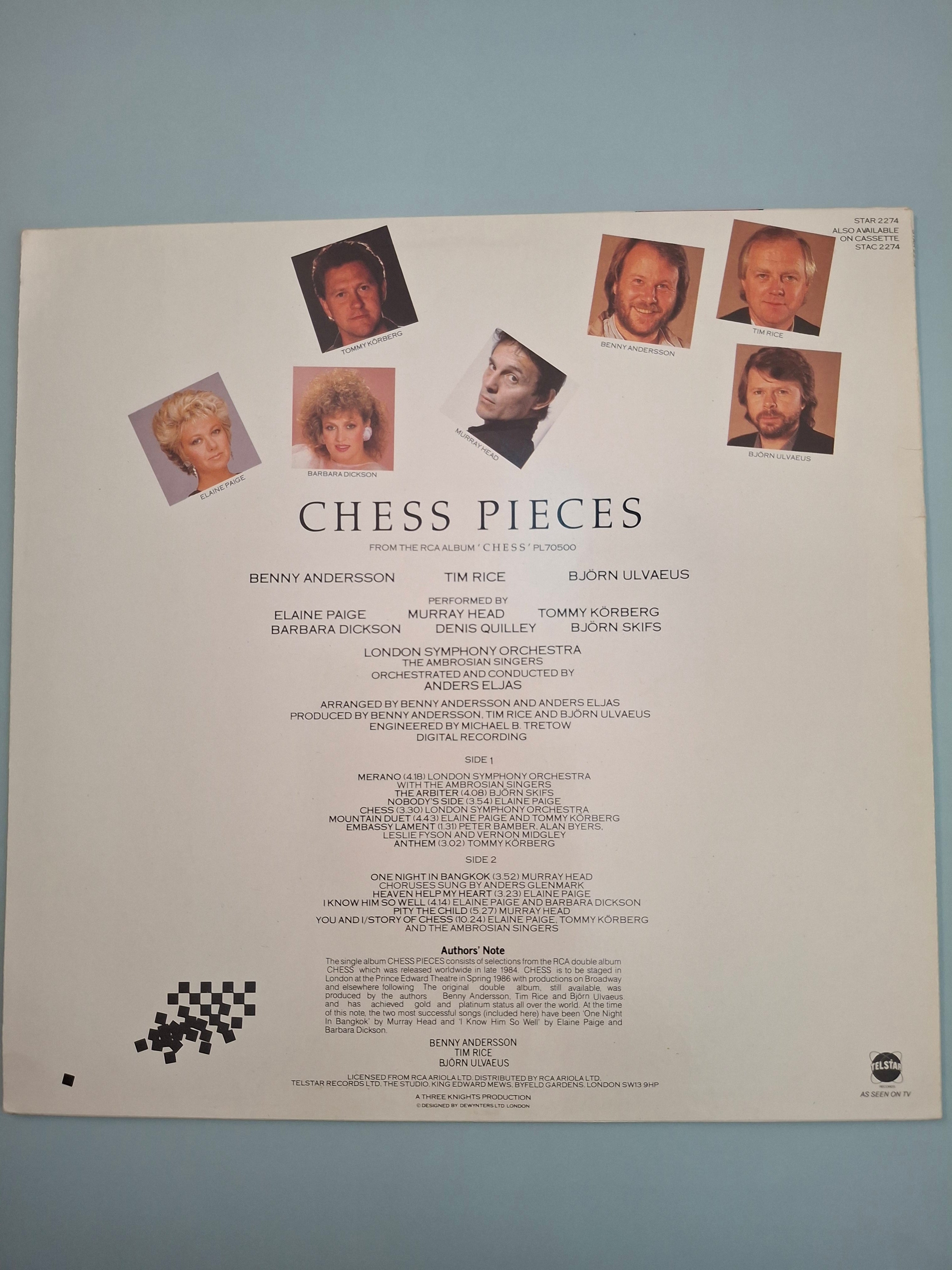 Chess Pieces – The Best of Chess (1985) | Original UK Compilation Vinyl LP (Telstar, STAR 2274)