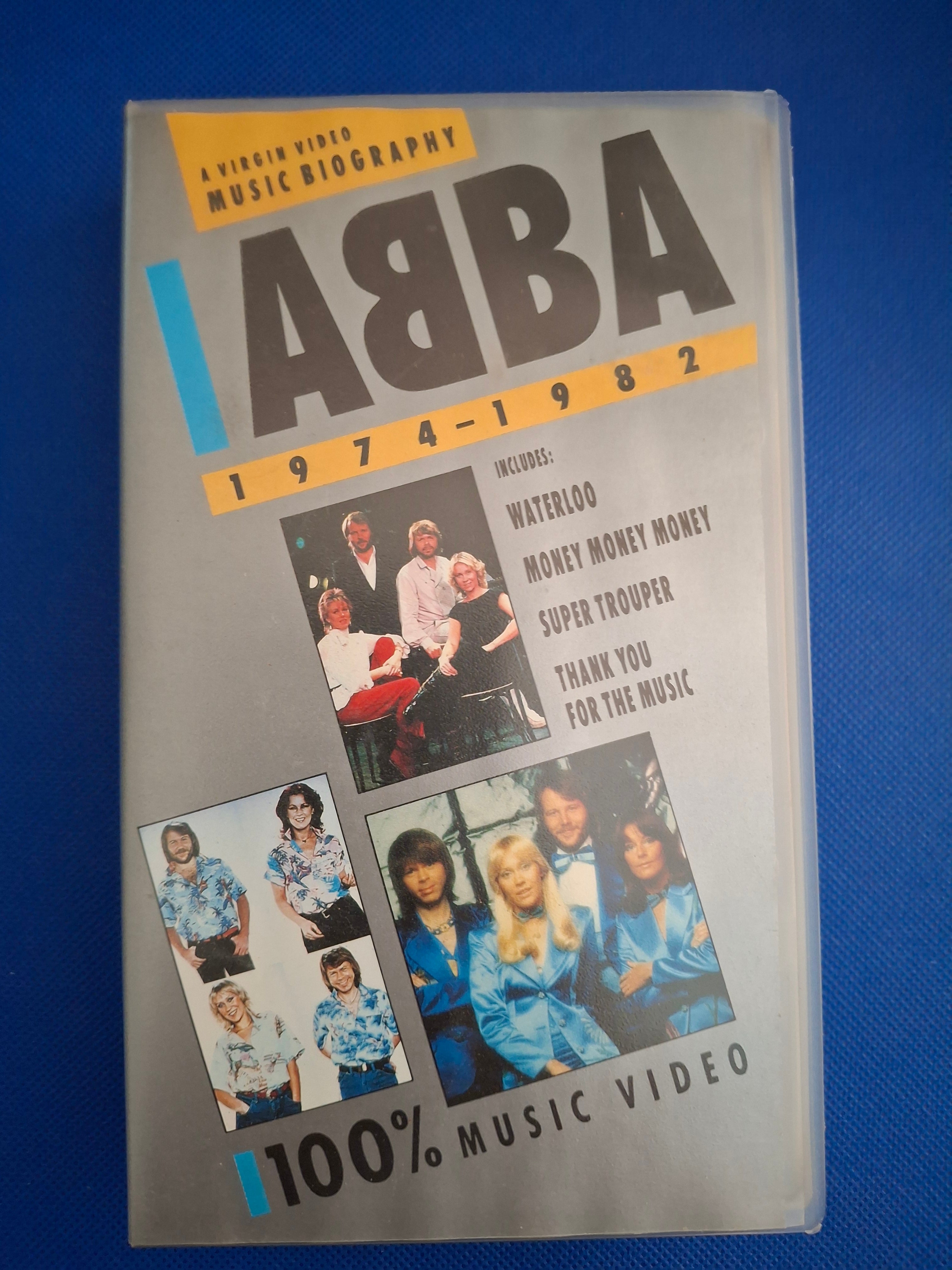 ABBA – A Virgin Video Music Biography: 1974–1982 | Original 1984 UK PAL VHS Tape (VVD 352)