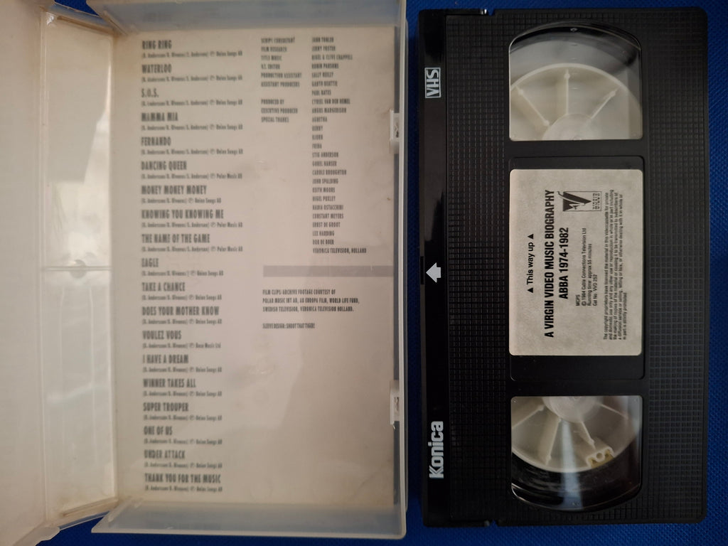 ABBA – A Virgin Video Music Biography: 1974–1982 | Original 1984 UK PAL VHS Tape (VVD 352)