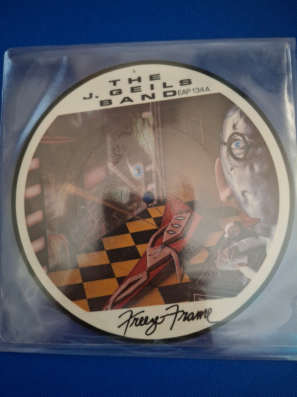 The J. Geils Band – Freeze-Frame (1981) | Original UK Limited 7" Vinyl Picture Disc Single (EMI America, EAP 134)