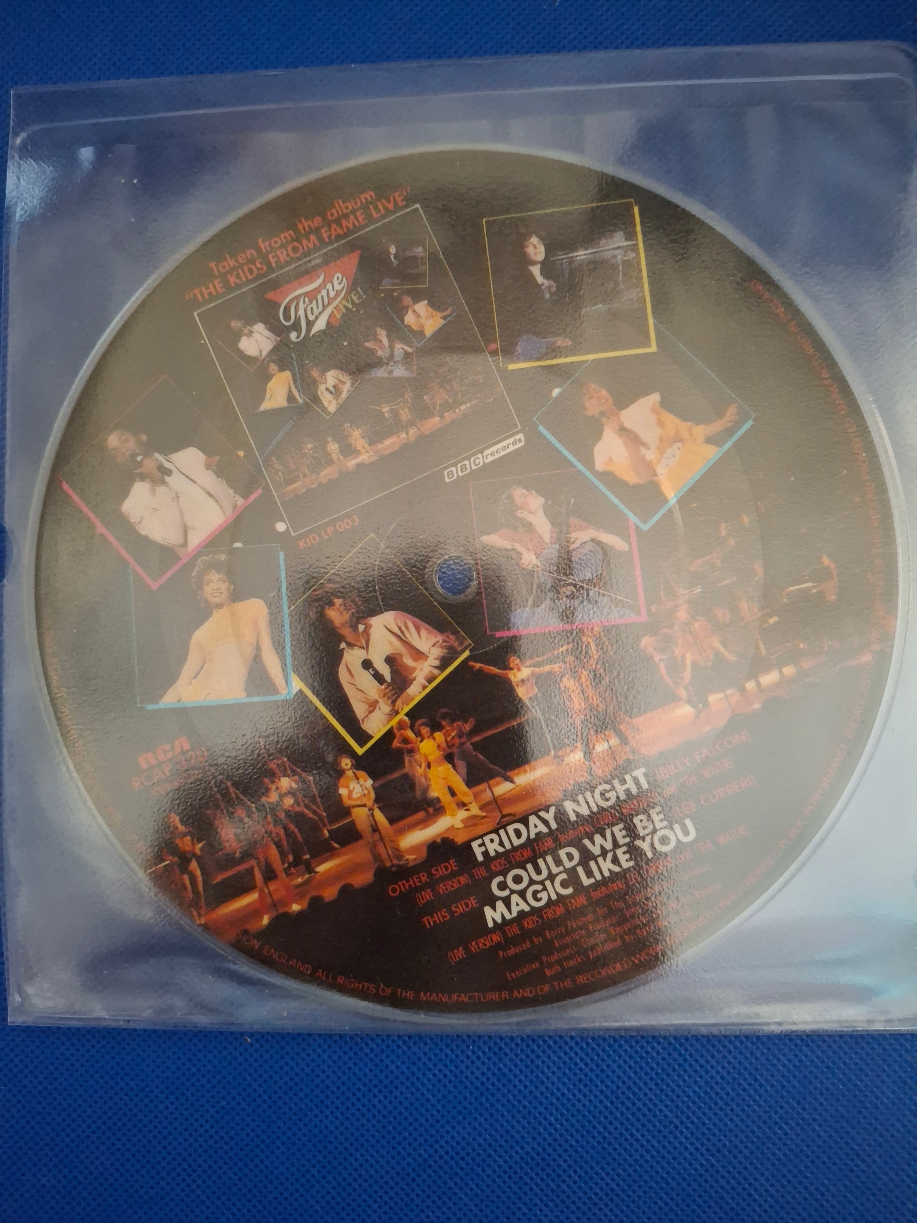 The Kids From "Fame" – Friday Night (Live) (1983) | Original UK Limited 7" Vinyl Picture Disc Single (RCA, RCAP 320)