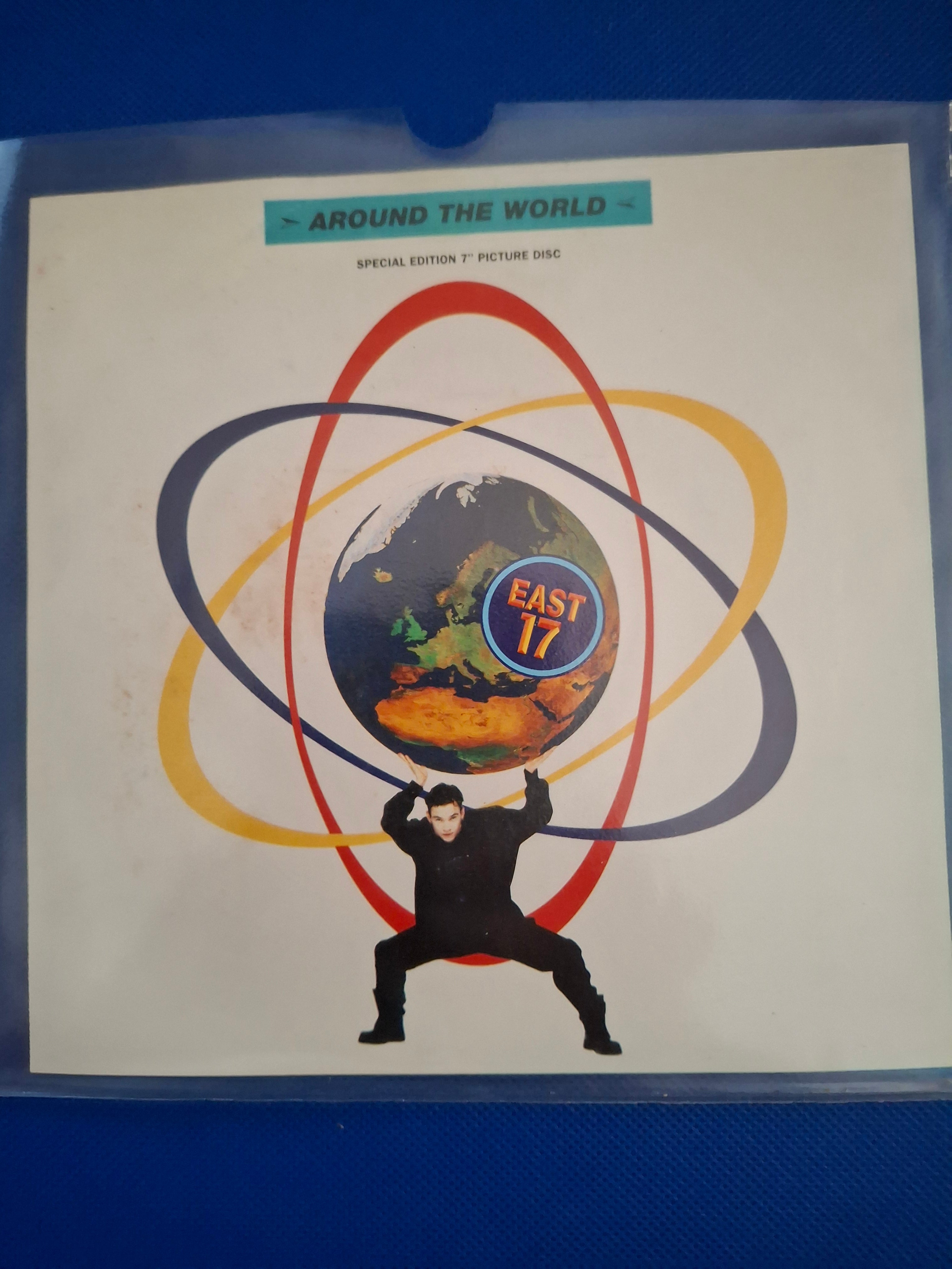East 17 – Around The World (1994) | Original UK Special Edition 7" Vinyl Picture Disc Single (London Records, LONPD 349)