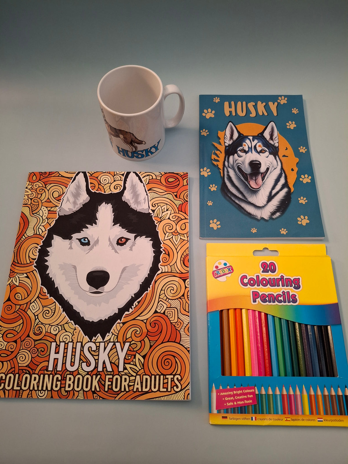 The Ultimate Husky Dog Lovers Gift Bundle – 5-Piece Set (New & Unused)