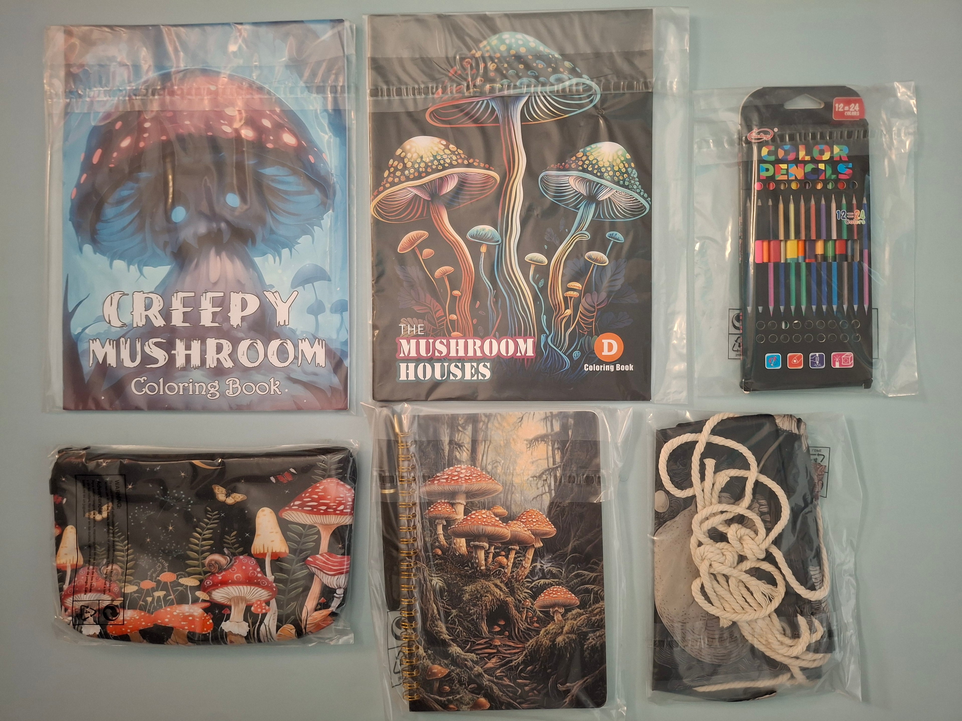 Ultimate Quirky Mushroom Creativity Kit & Art Bundle – 7-Piece Gift Set (New & Unused)