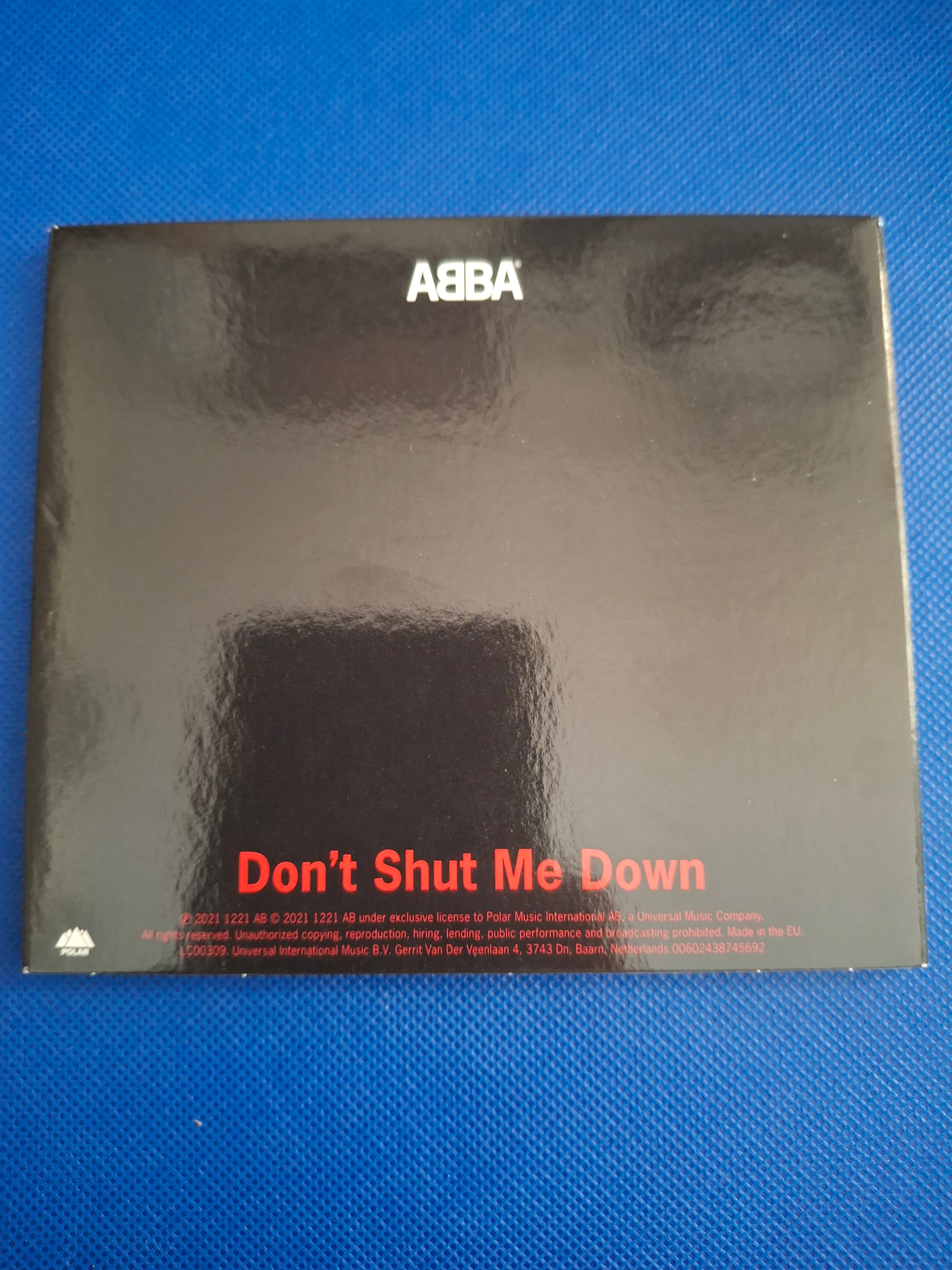 ABBA: Don't Shut Me Down (2021 Limited Edition CD Single) – Trifold Card Sleeve (Excellent Condition)
