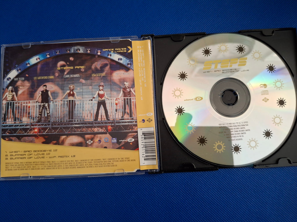 Steps: When I Said Goodbye / Summer of Love (2000 CD Single) – Jive Records (Very Good)