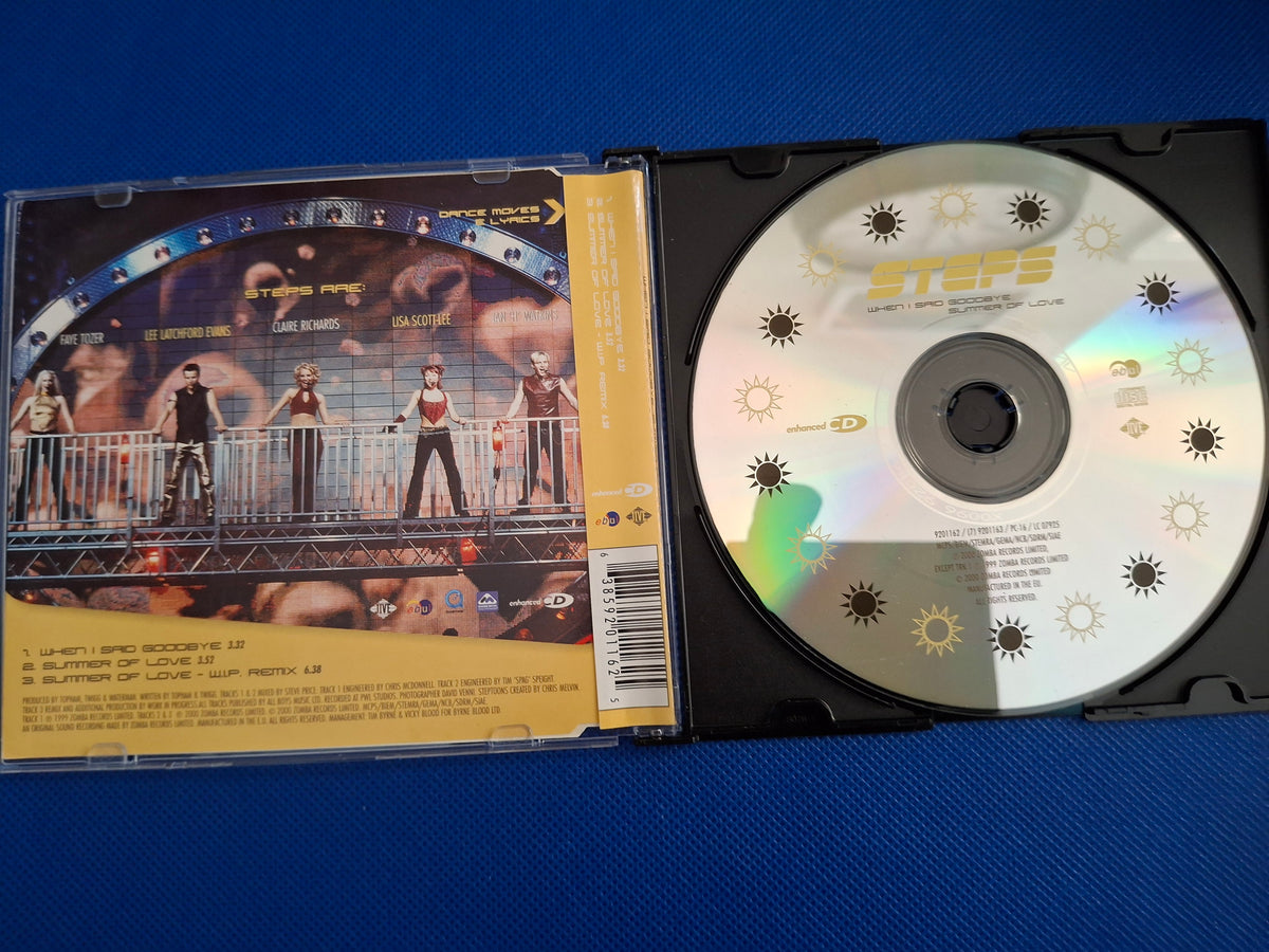 Steps: When I Said Goodbye / Summer of Love (2000 CD Single) – Jive Records (Very Good)