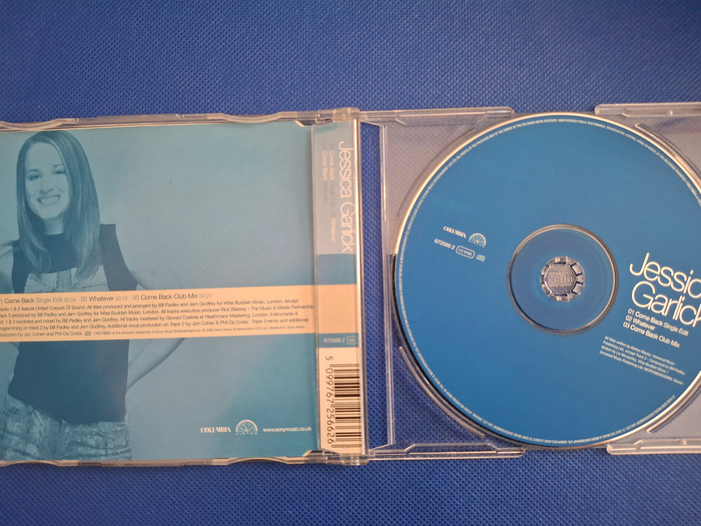 Jessica Garlick - Come Back (UK Eurovision 2002 Entry) CD Single (Pre-Owned, Very Good Condition)