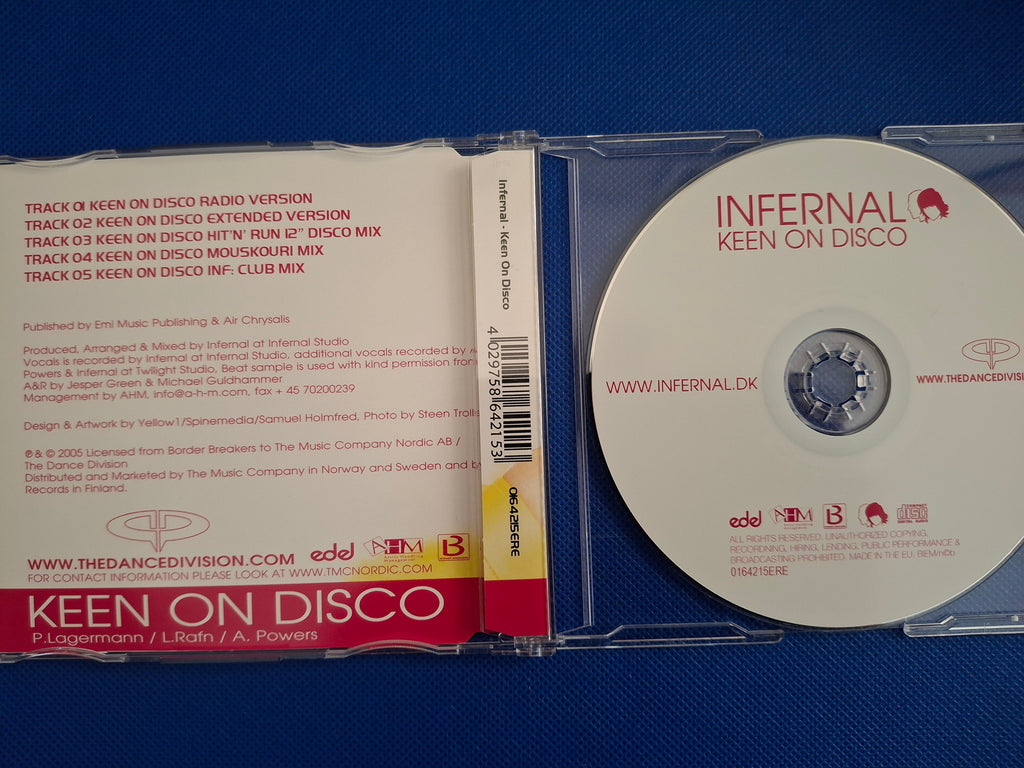 Infernal - Keen On Disco (2005 Scandinavian Pressing) Maxi-CD Single (Pre-Owned, Very Good)