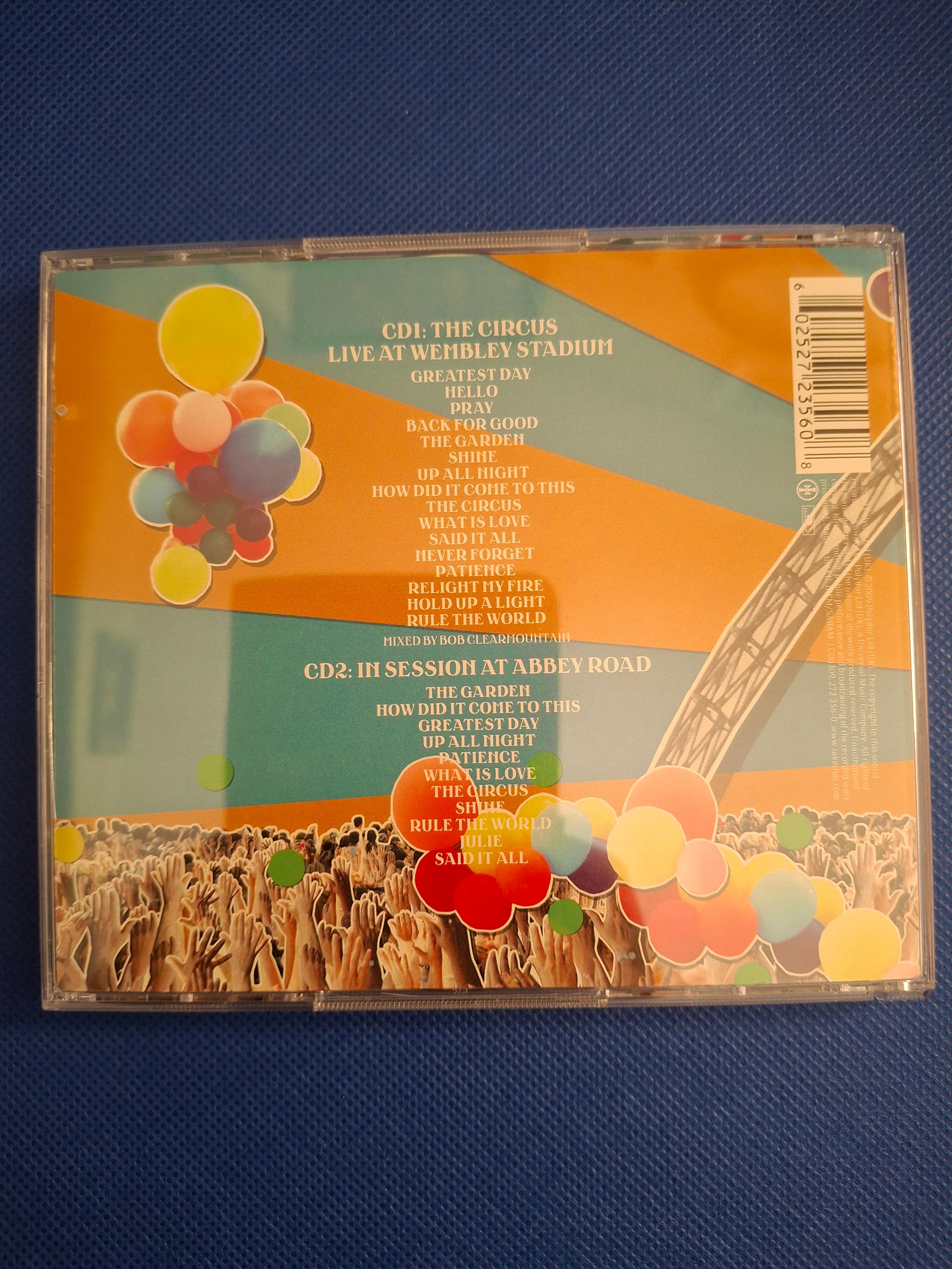 Take That - The Greatest Day: Take That Present The Circus Live 2CD Album Set (Pre-Owned, Very Good)