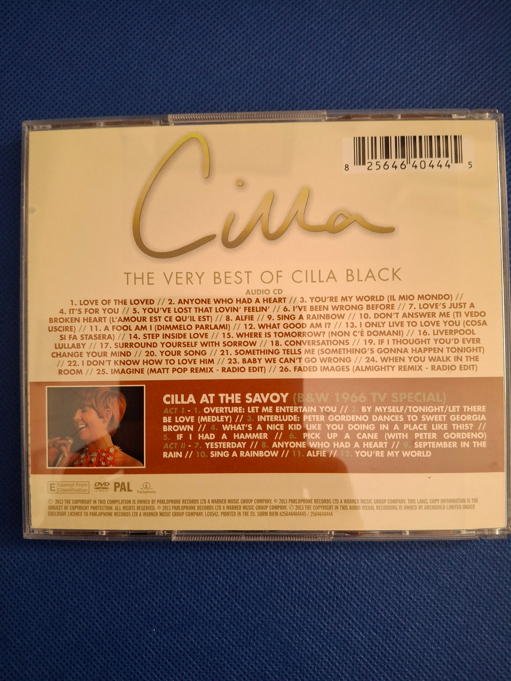Cilla Black - The Very Best Of Cilla Black (50th Anniversary) CD + DVD Set (Pre-Owned, Very Good)