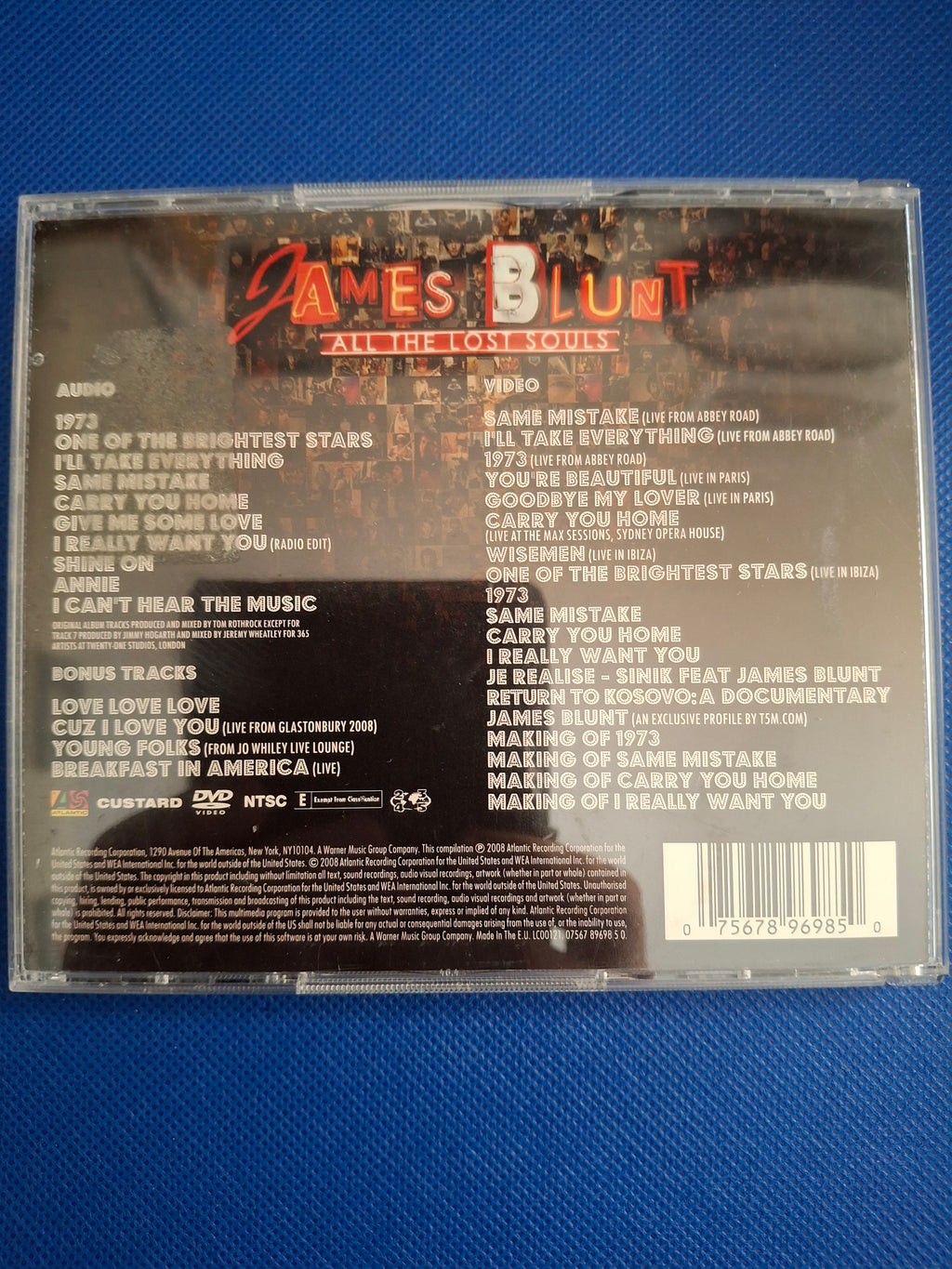 James Blunt - All The Lost Souls (Deluxe Edition) CD + DVD Set (Pre-Owned, Very Good)