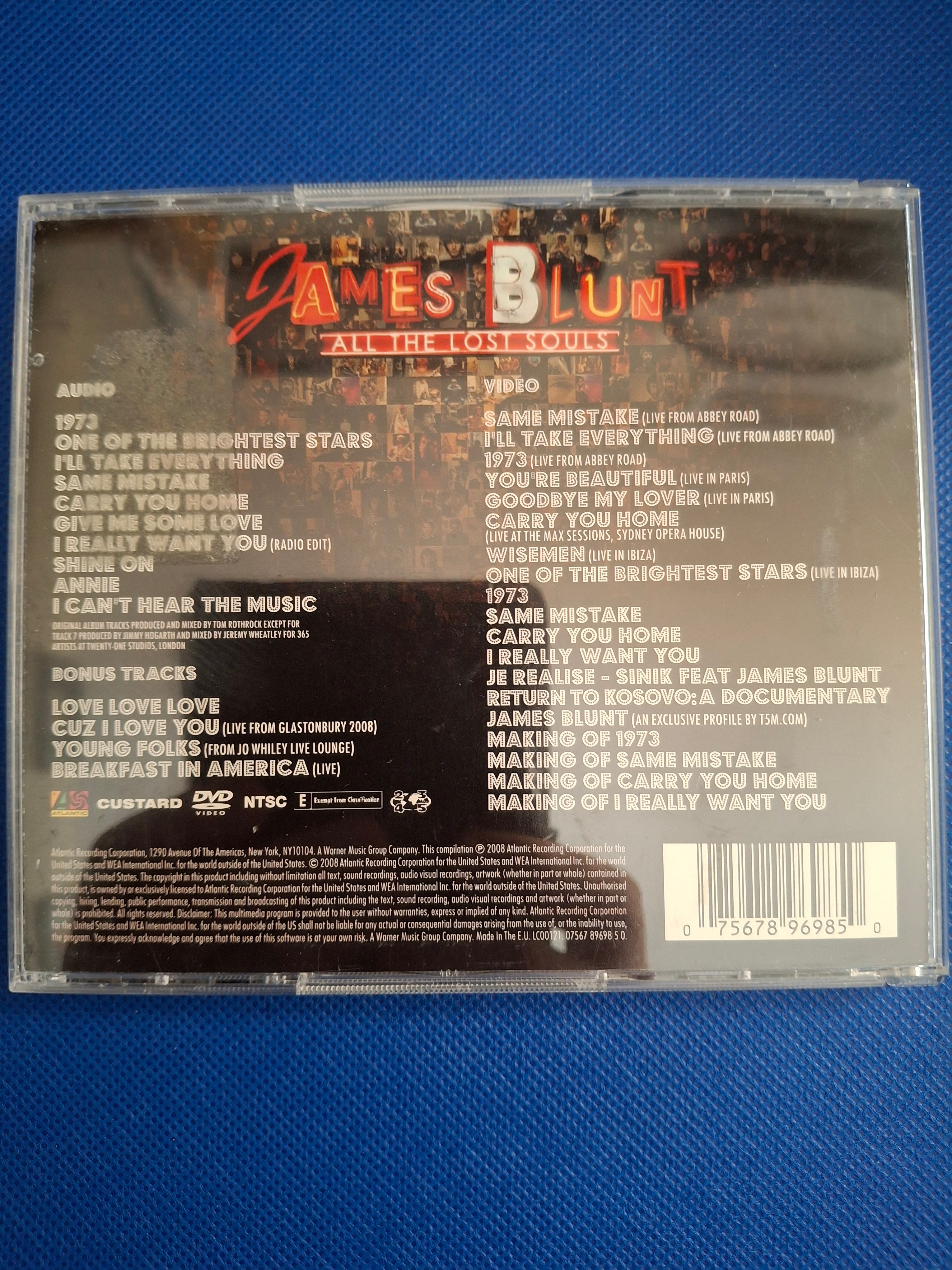 James Blunt - All The Lost Souls (Deluxe Edition) CD + DVD Set (Pre-Owned, Very Good)