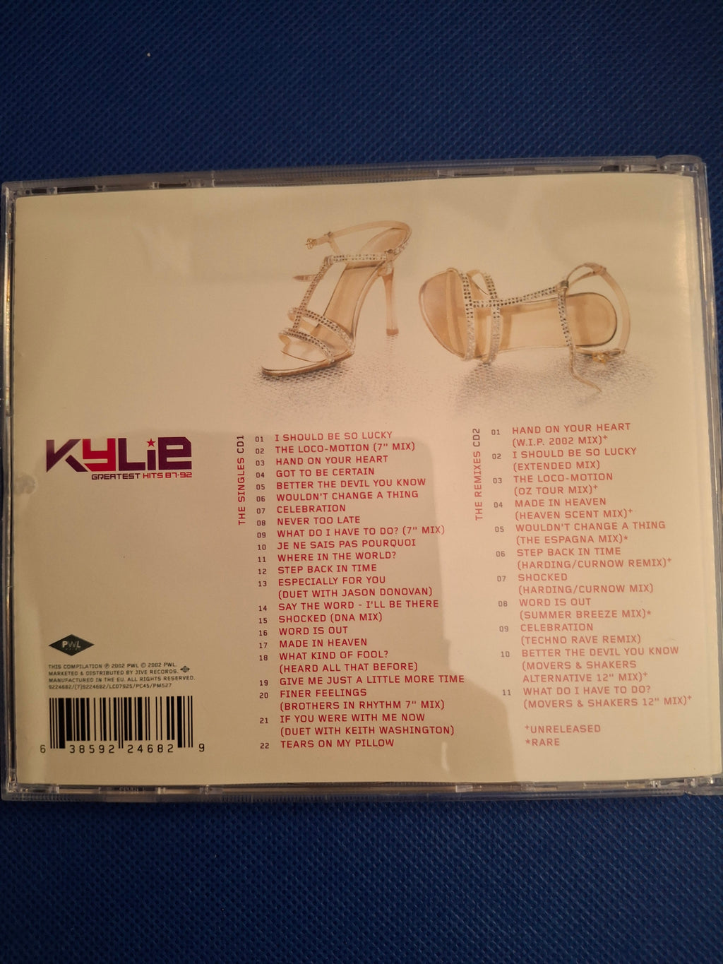 Kylie Minogue - Greatest Hits 87-92 (2002) 2CD Album Set - PWL / Jive Records (Pre-Owned, Very Good)