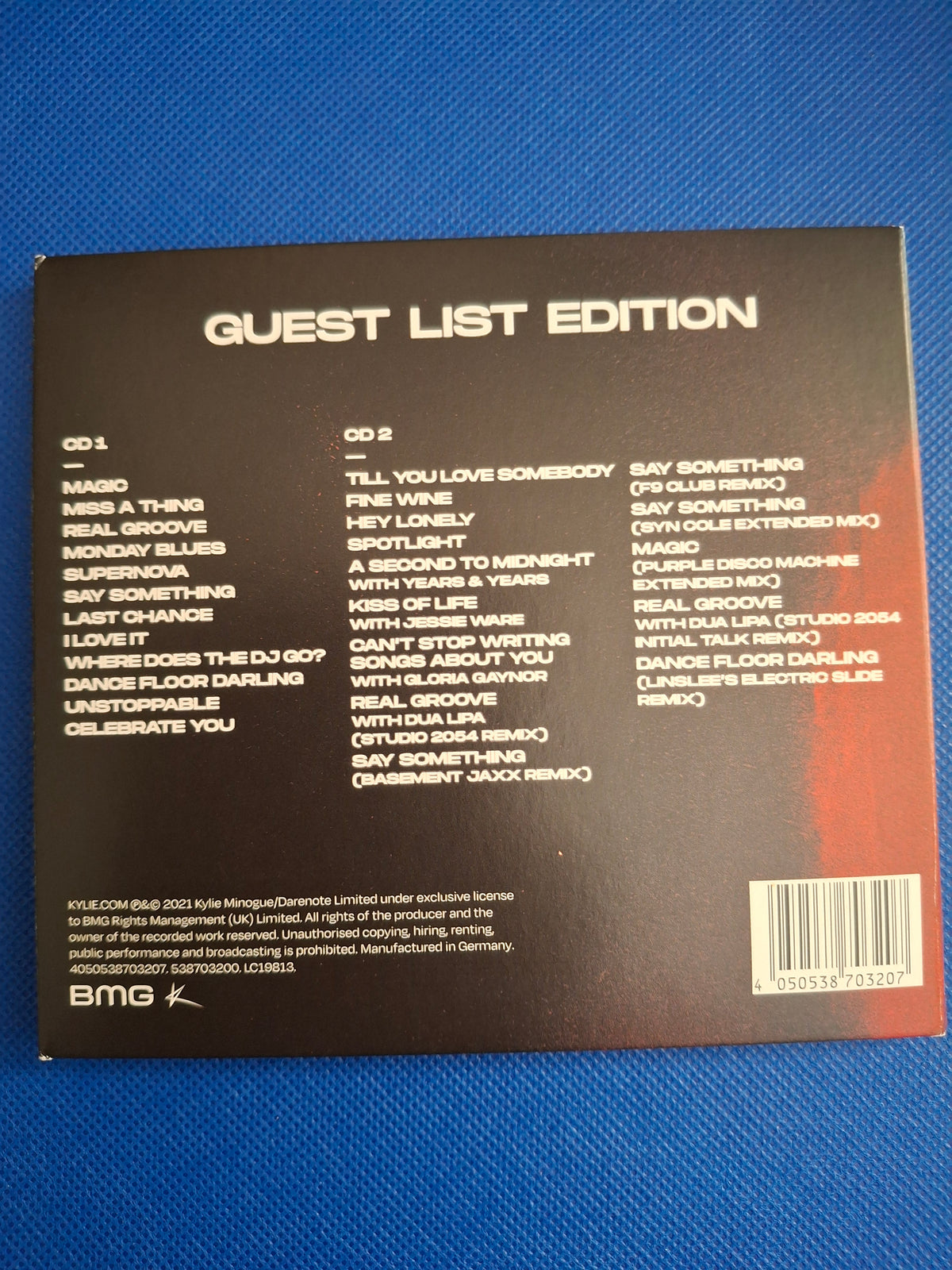Kylie Minogue - DISCO (Guest List Edition) 2CD Album Digipak (Pre-Owned, Very Good)
