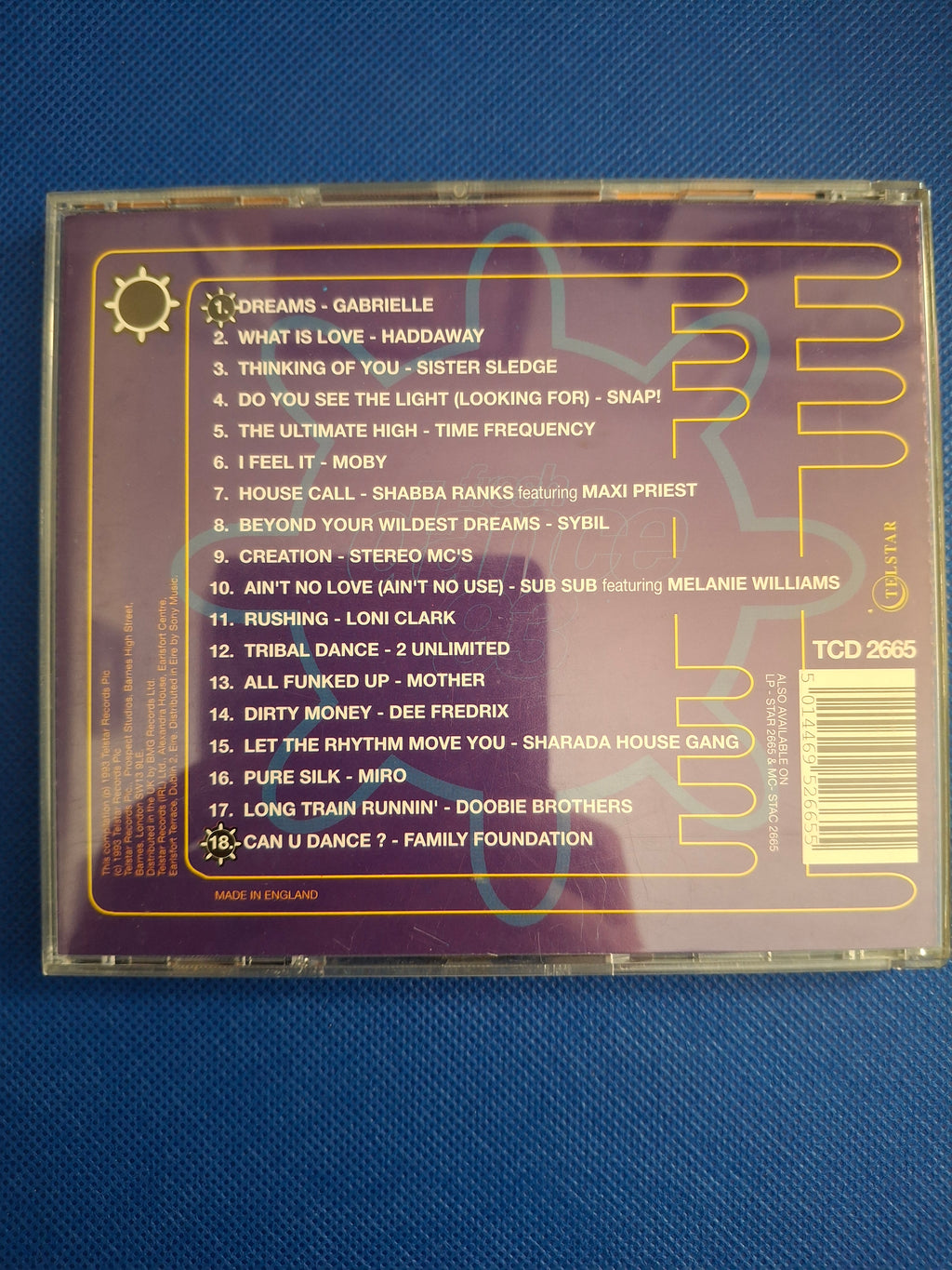 Fresh Dance 93 (1993) CD Compilation Album - Telstar Records (Pre-Owned, Very Good)