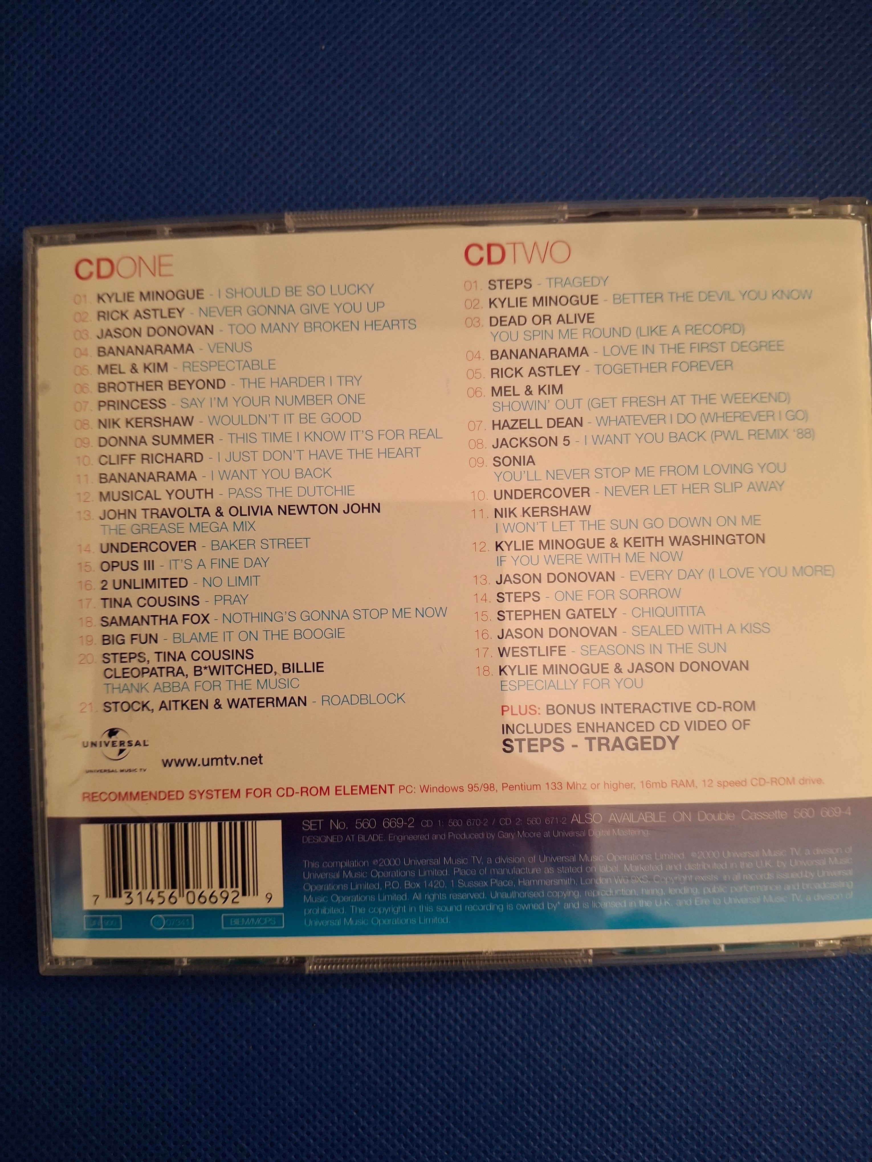 The Hit Factory: Pete Waterman's Greatest Hits (2000) 2CD Album Set (Pre-Owned, Very Good)