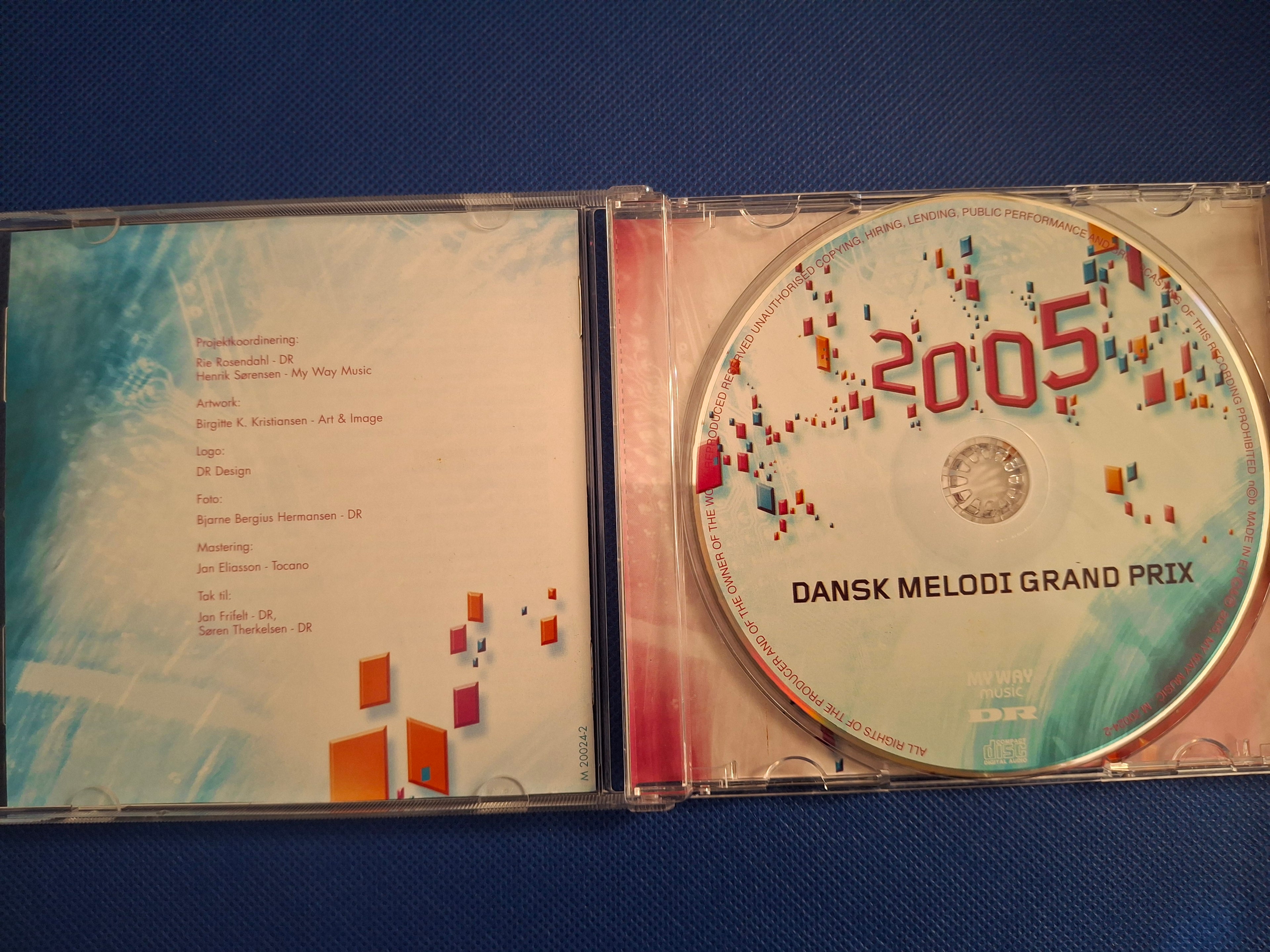 Dansk Melodi Grand Prix 2005 CD Album - Original Danish Eurovision Selection Import (Pre-Owned, Very Good)