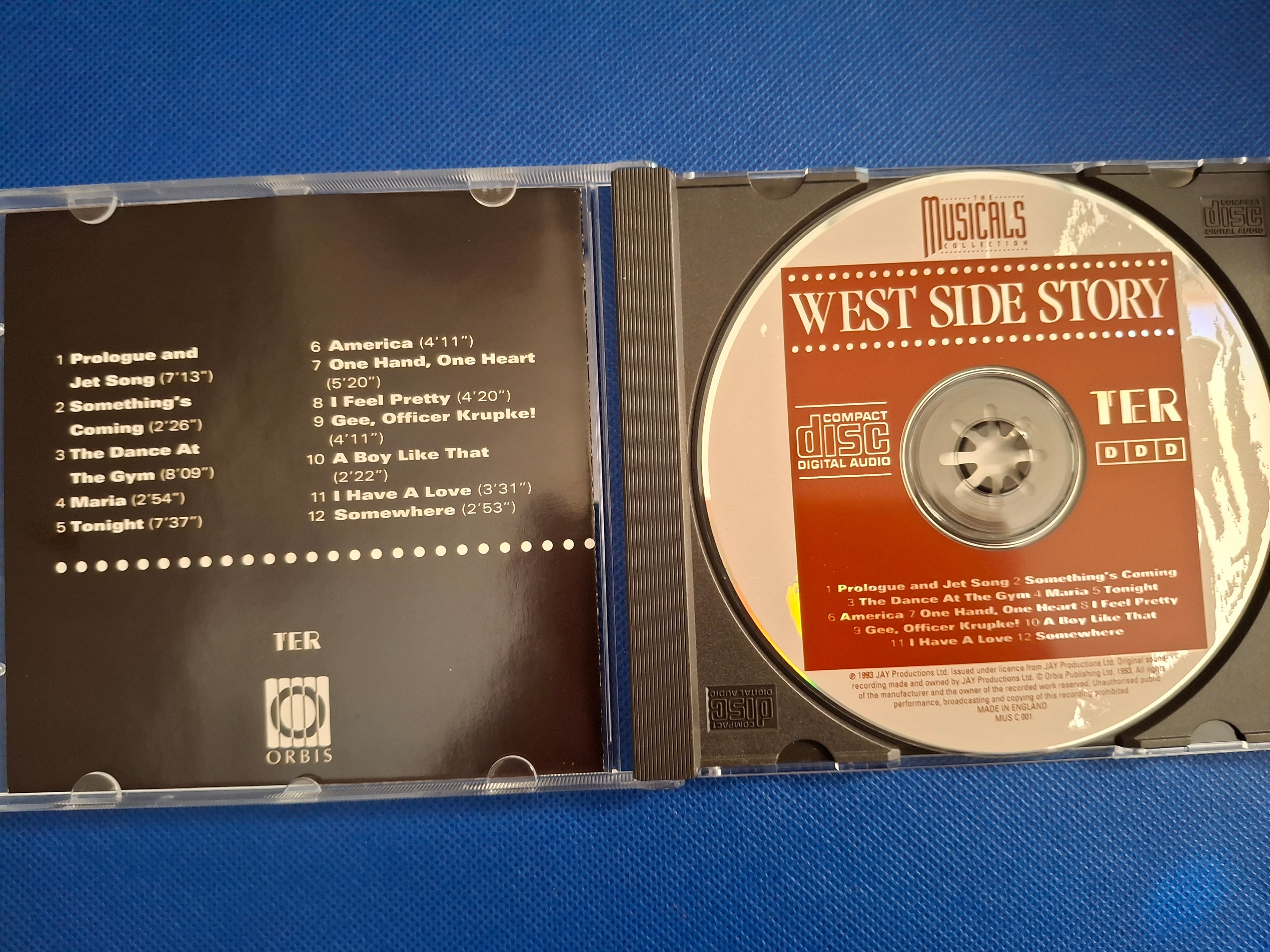 West Side Story - The Musicals Collection No. 1 (1993) CD Album - Orbis / TER (Pre-Owned, Very Good)