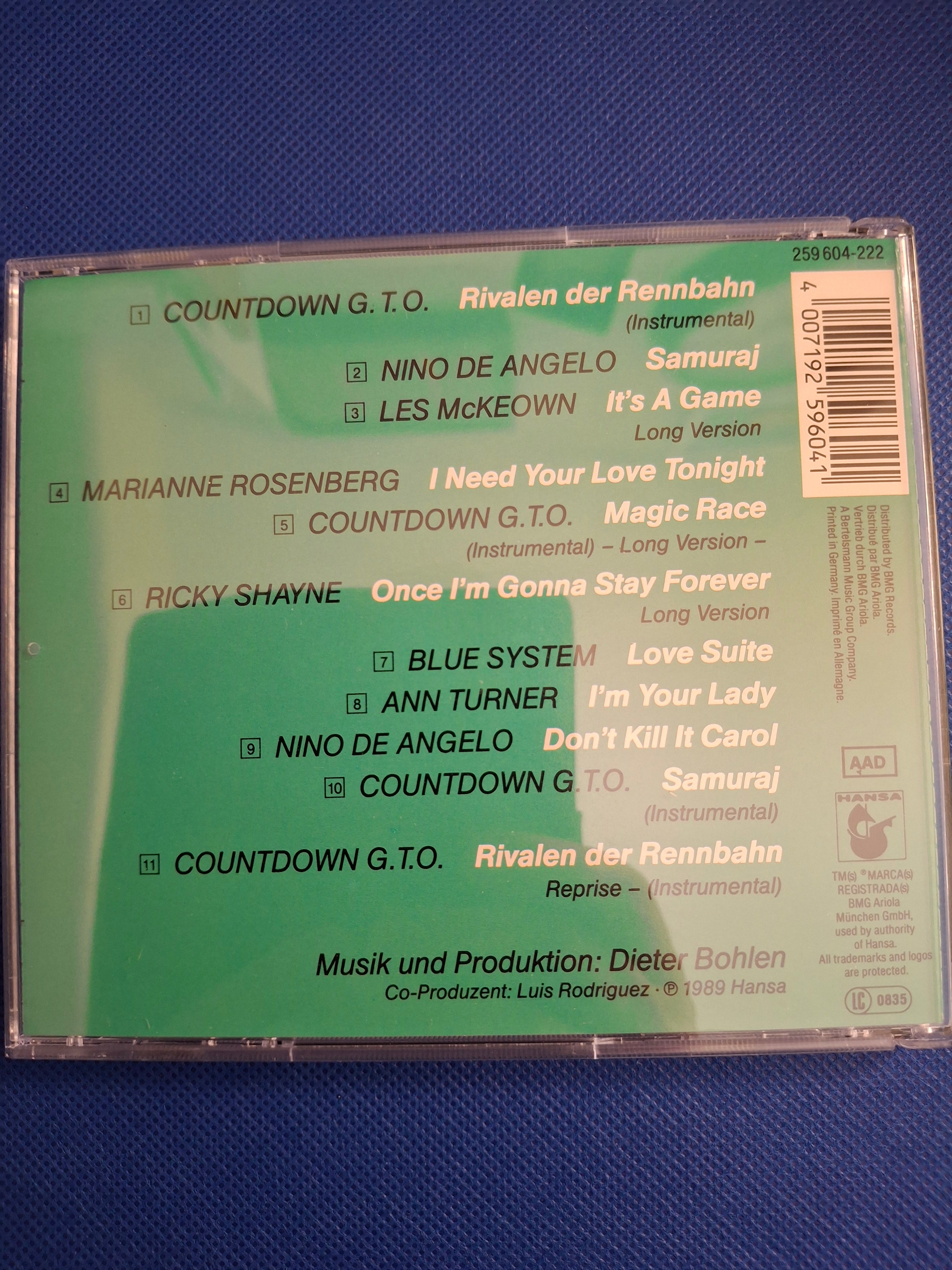 Rivalen Der Rennbahn (1989 German TV Soundtrack) CD Album - Music by Dieter Bohlen (Pre-Owned, Very Good)