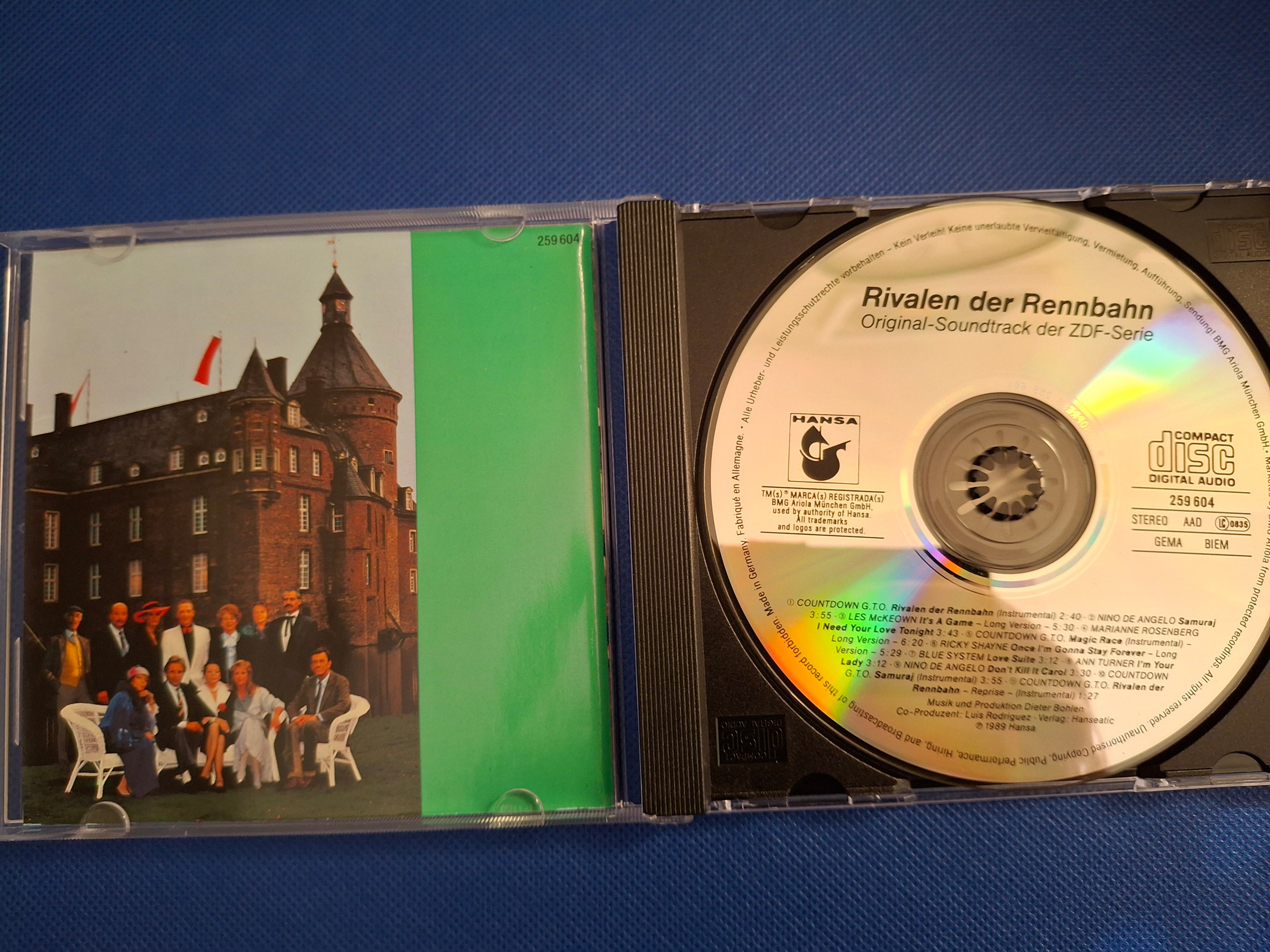 Rivalen Der Rennbahn (1989 German TV Soundtrack) CD Album - Music by Dieter Bohlen (Pre-Owned, Very Good)