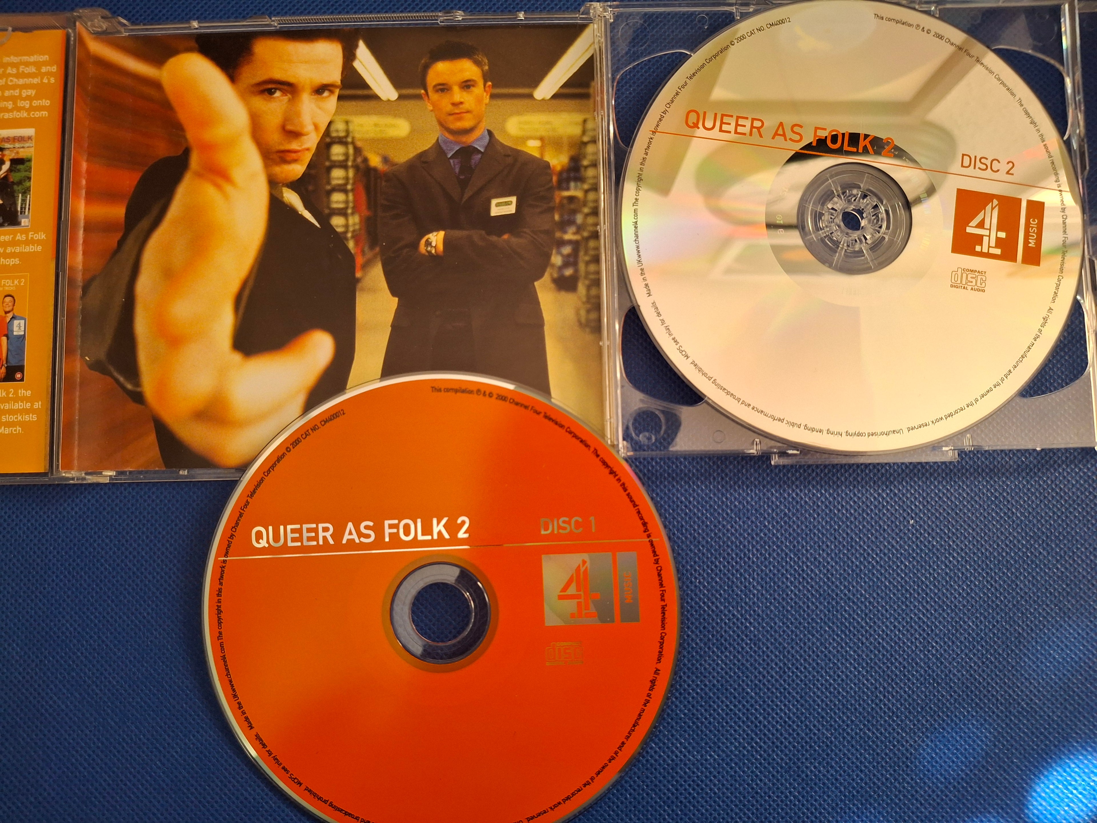 Queer As Folk 2: Same Men. New Tracks. (2000) 2CD Soundtrack Album (Pre-Owned, Very Good)