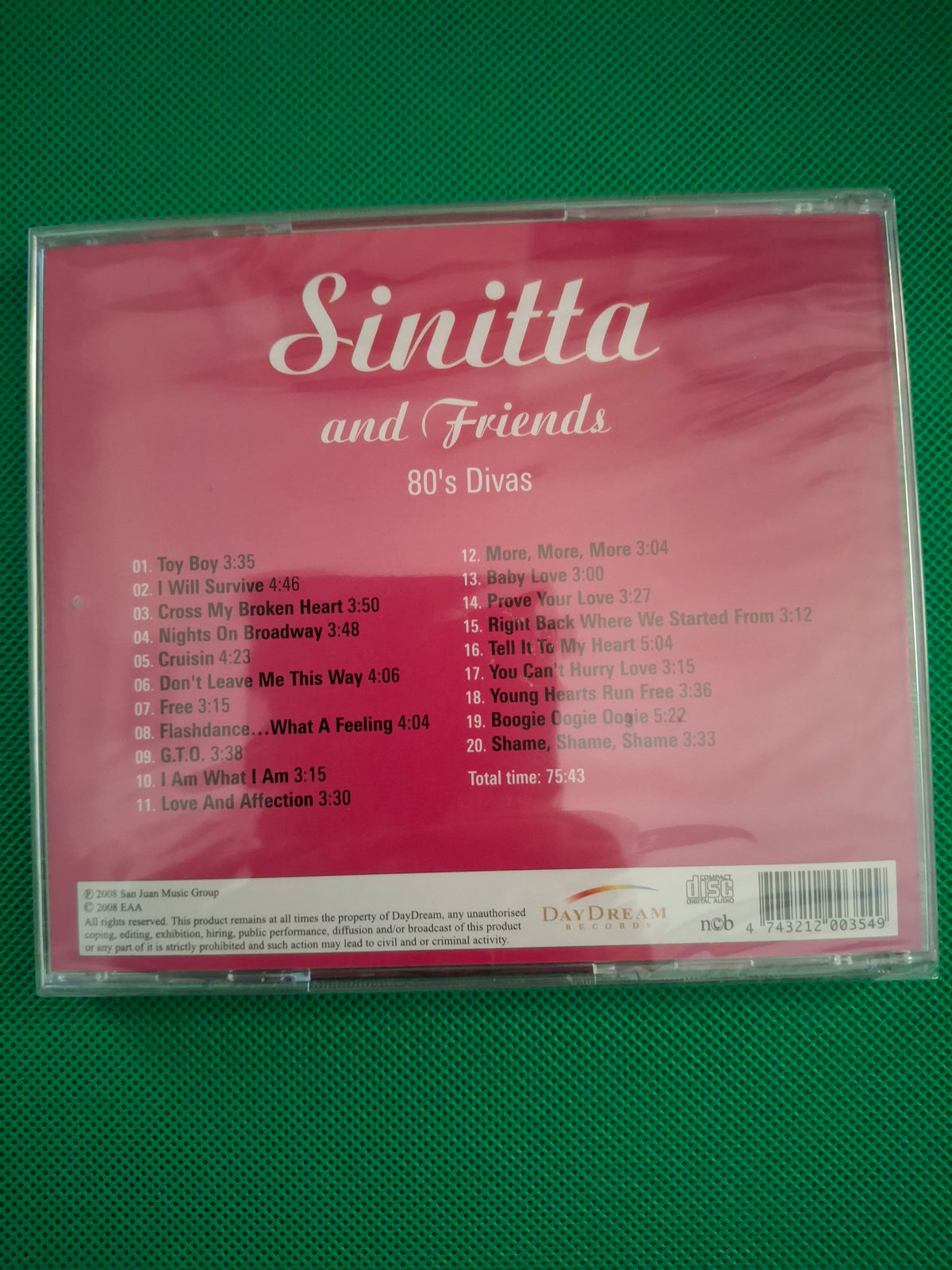 Sinitta and Friends - 80's Divas (Premium Dance CD Album, 2008) New & Sealed