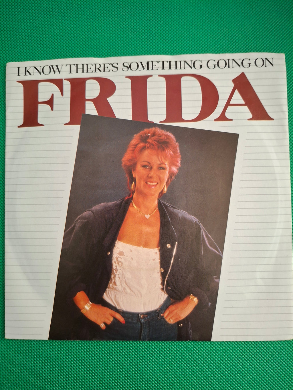 Frida - I Know There's Something Going On (1982 UK 7" Picture Sleeve) - Vintage Pop/Rock Vinyl Single