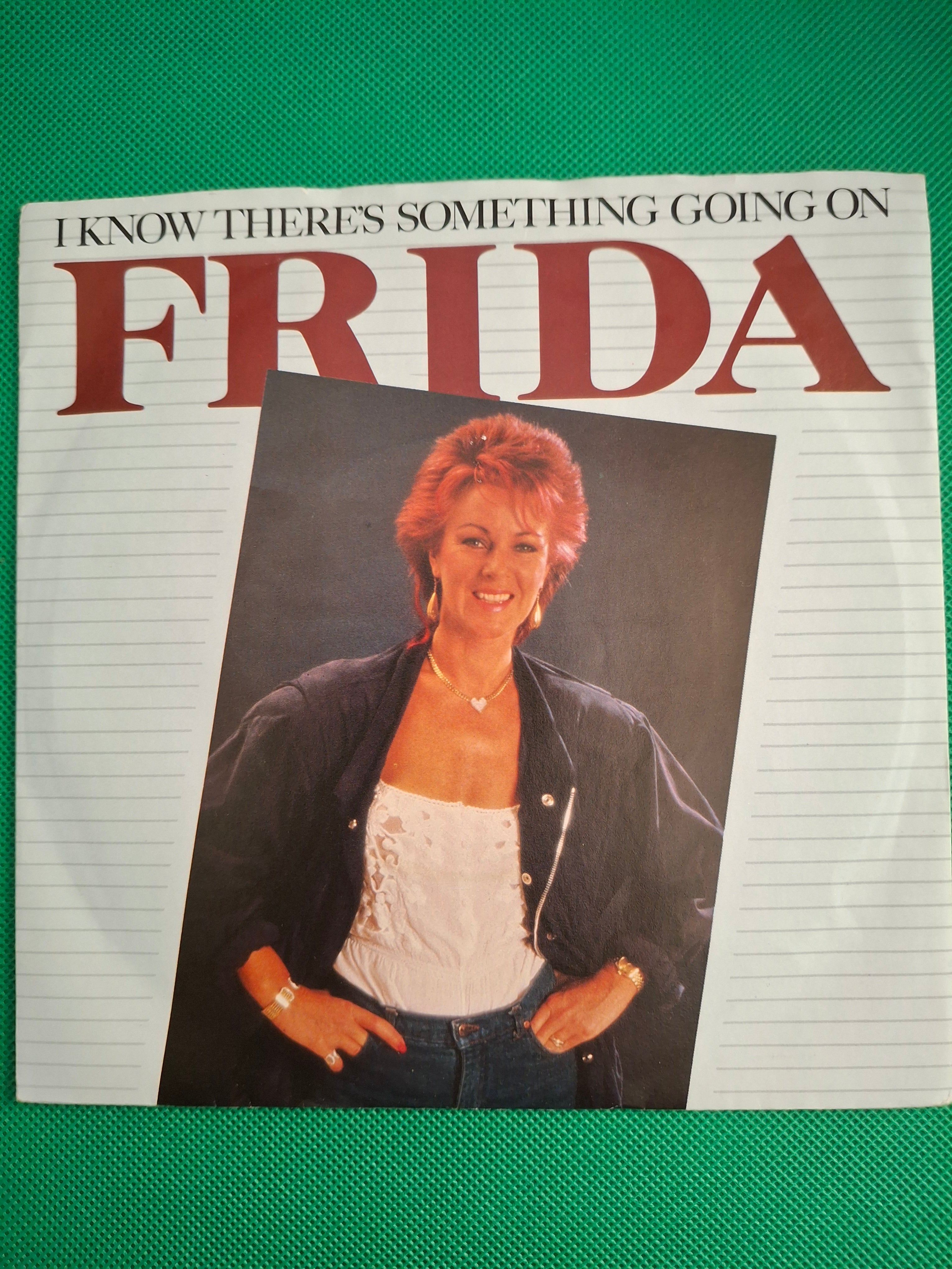 Frida - I Know There's Something Going On (1982 UK 7" Picture Sleeve) - Vintage Pop/Rock Vinyl Single