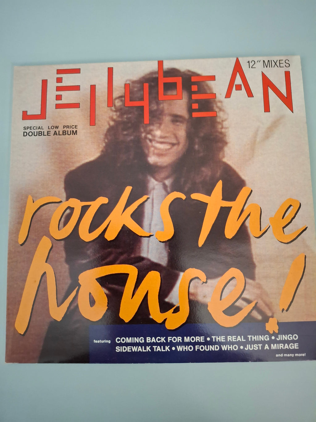Jellybean - Rocks The House! (1988 UK Gatefold Double Vinyl LP)