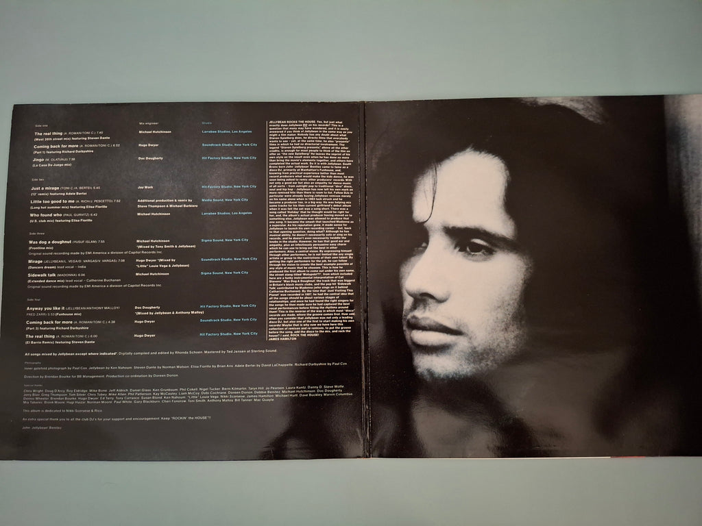 Jellybean - Rocks The House! (1988 UK Gatefold Double Vinyl LP)