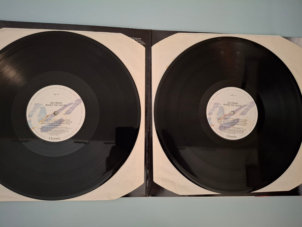 Jellybean - Rocks The House! (1988 UK Gatefold Double Vinyl LP)