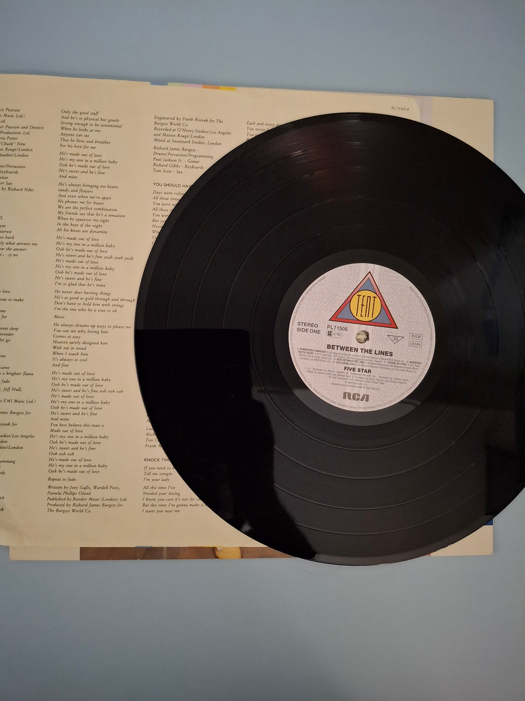 Five Star - Between The Lines (1987 Original UK Vinyl LP)