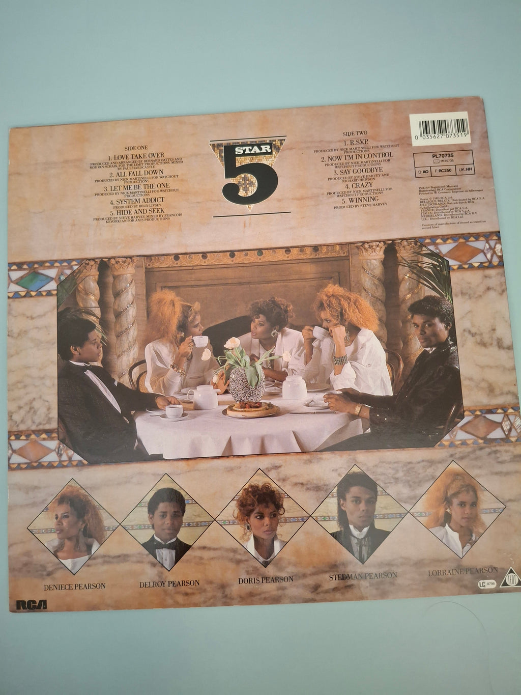 Five Star - Luxury Of Life (1985 Original European Vinyl LP Import)